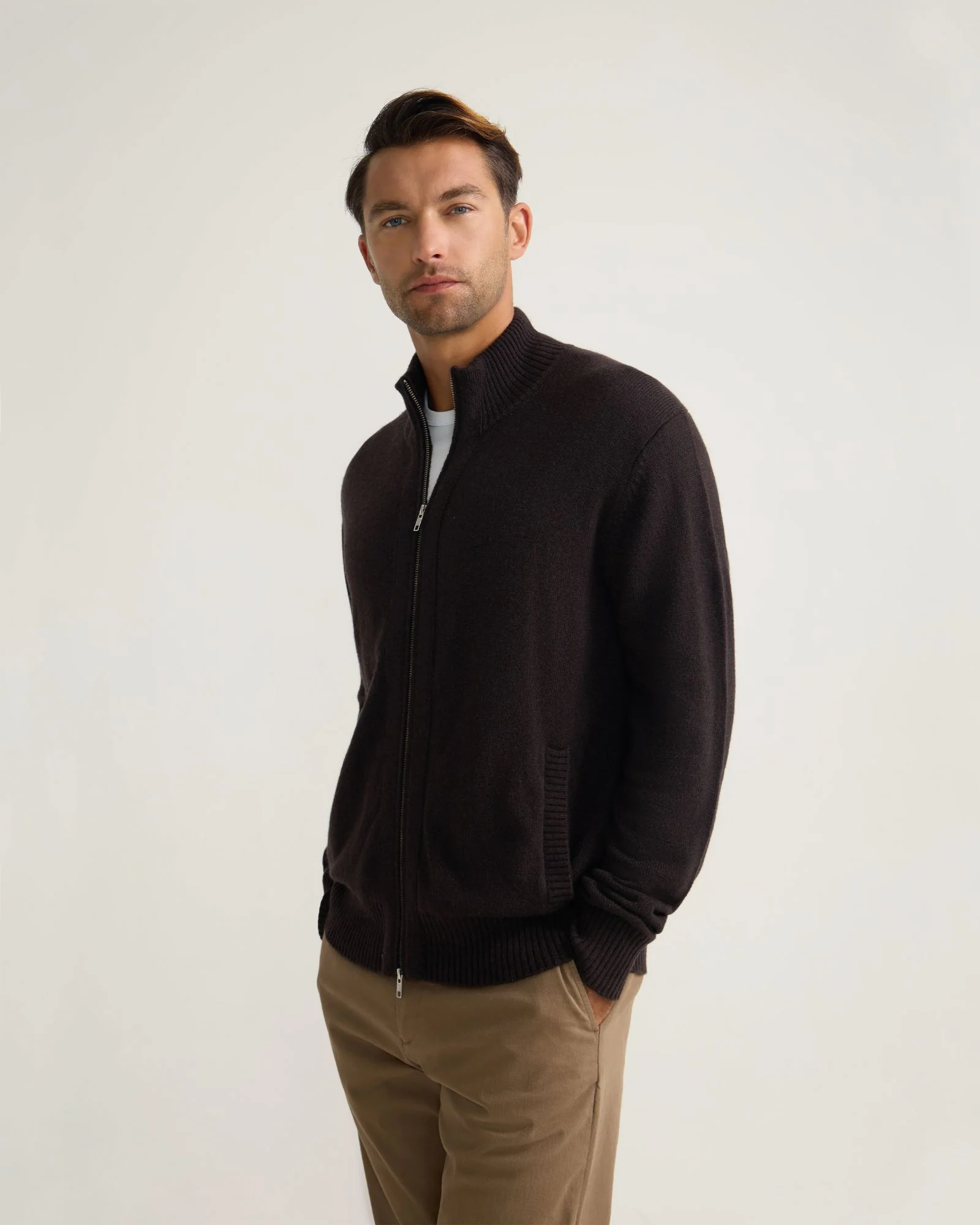 Frankie Zip Up Cardigan - Image 9