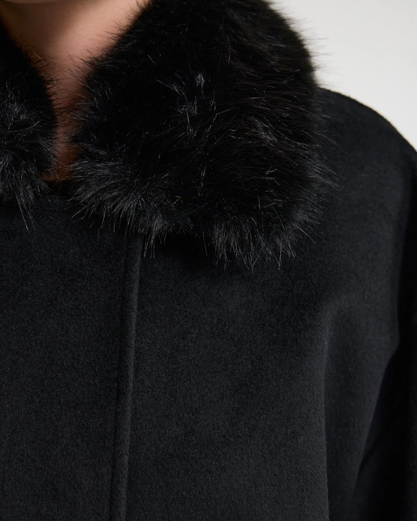 Freja Detatch Faux Fur Trim Jacket - Image 7