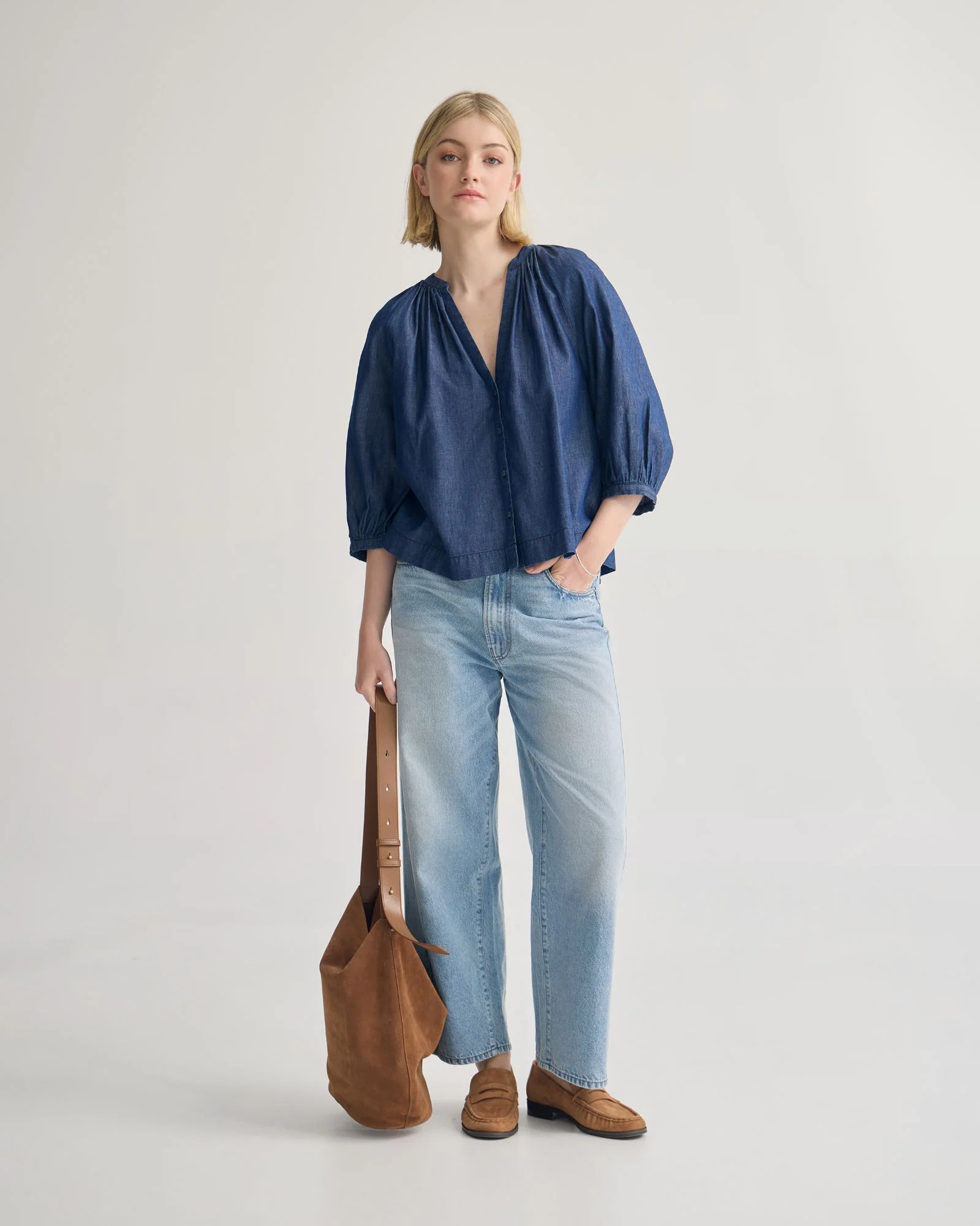 Freya Button Up Top