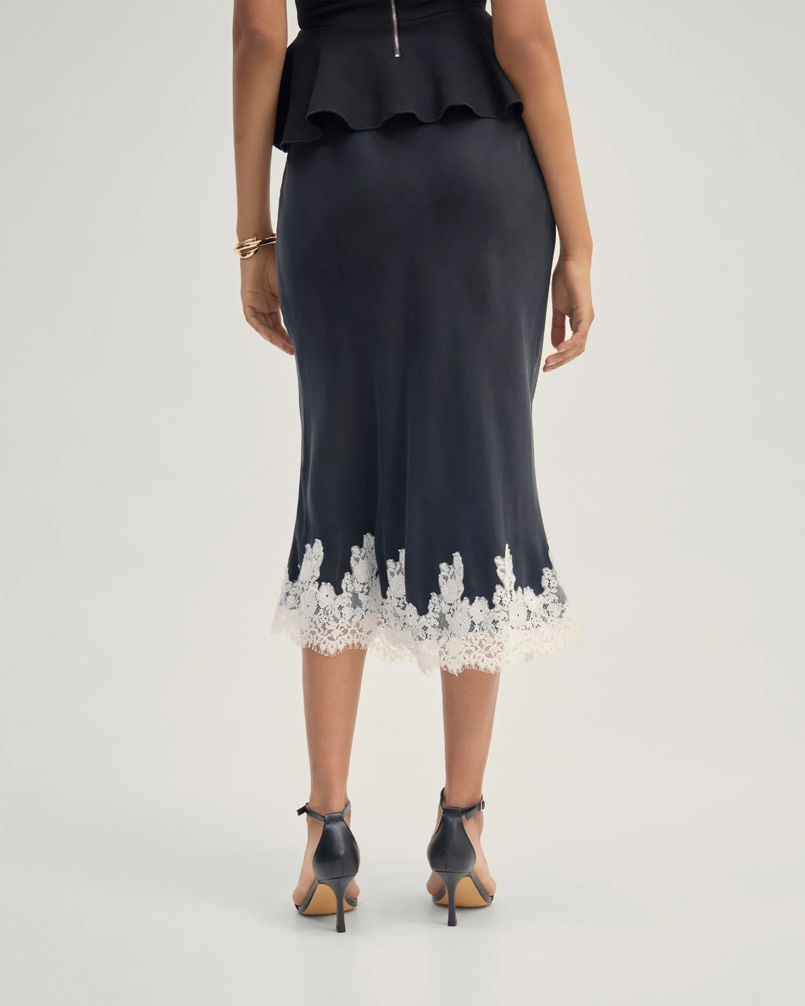 Frieda Lace Trim Skirt - Image 10