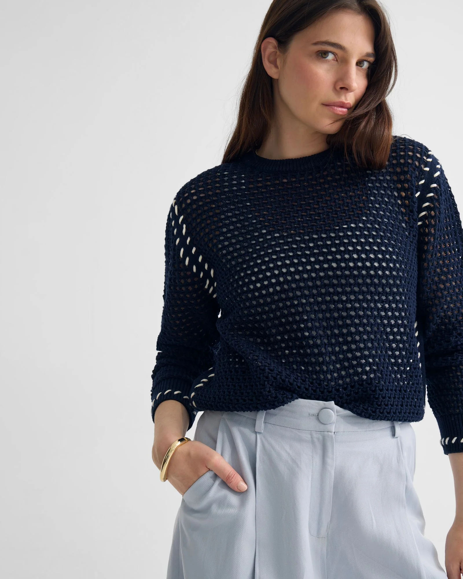 Gaby Cotton Crew Neck - Image 4
