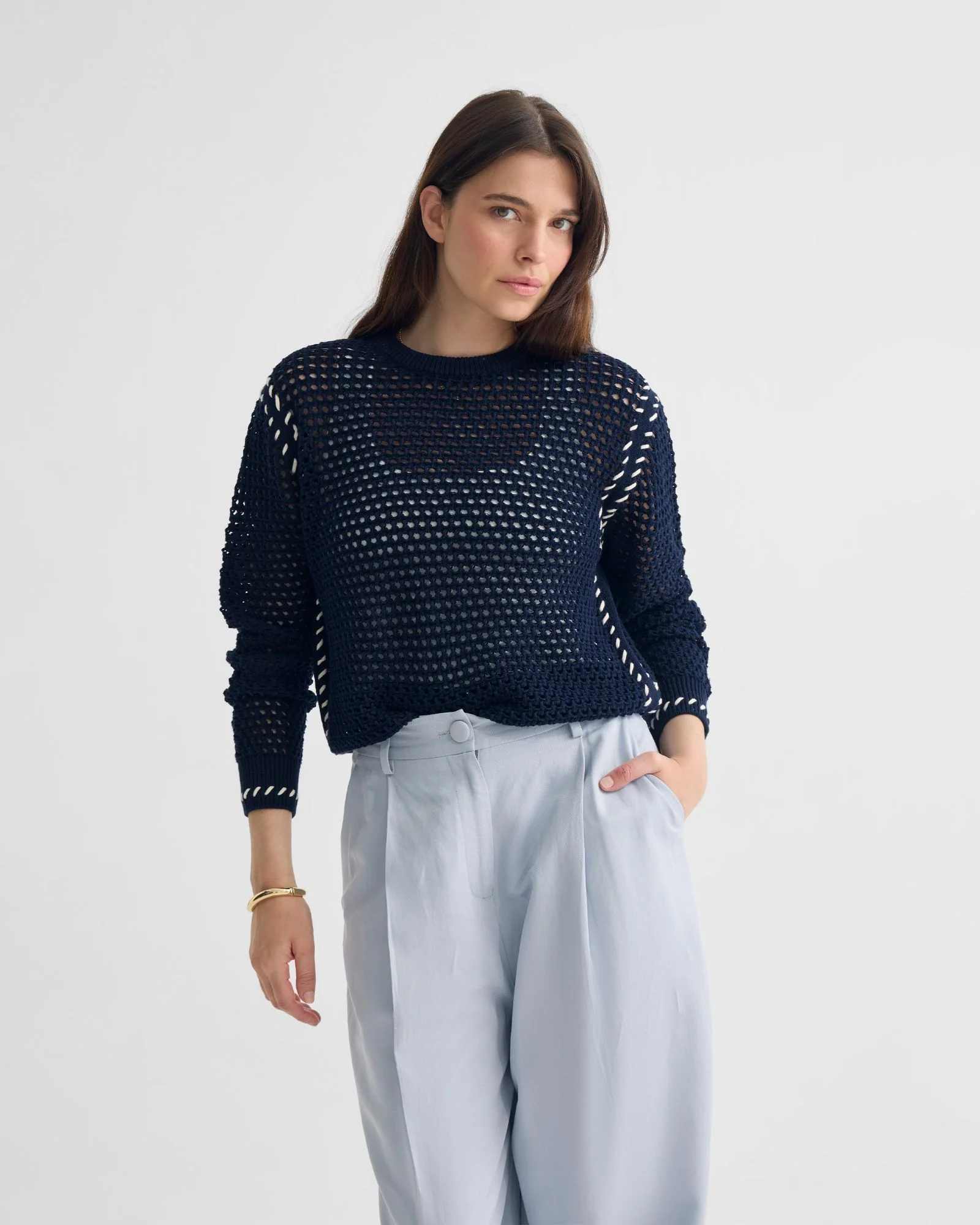 Gaby Cotton Crew Neck - Image 5