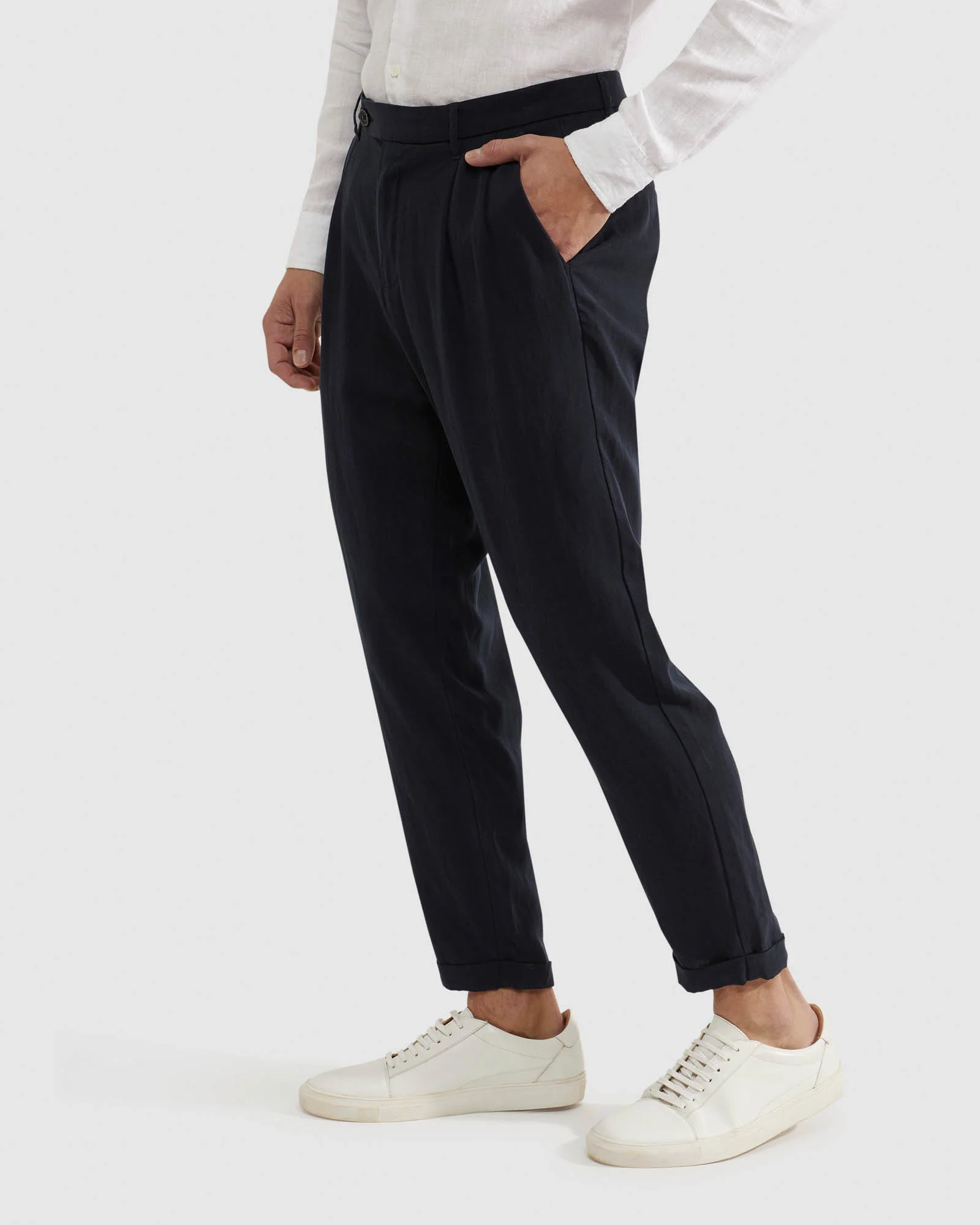 Garrad Tencel Linen Casual Pants - Image 2