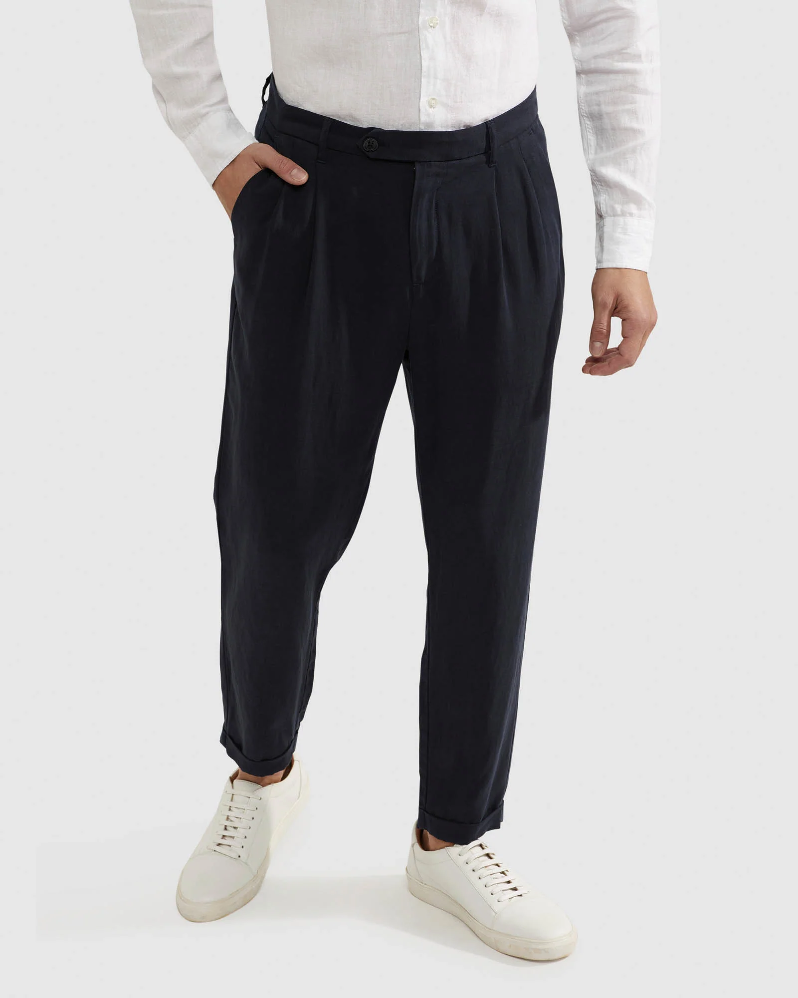 Garrad Tencel Linen Casual Pants - Image 4