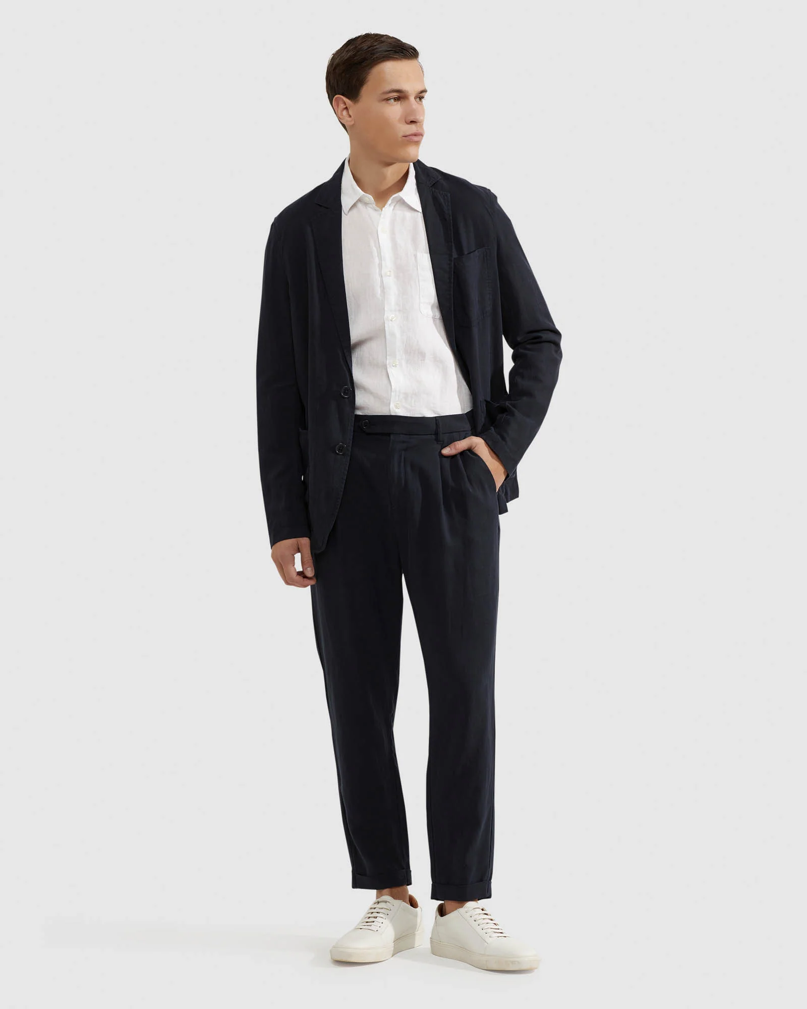 Garrad Tencel Linen Casual Pants - Image 5