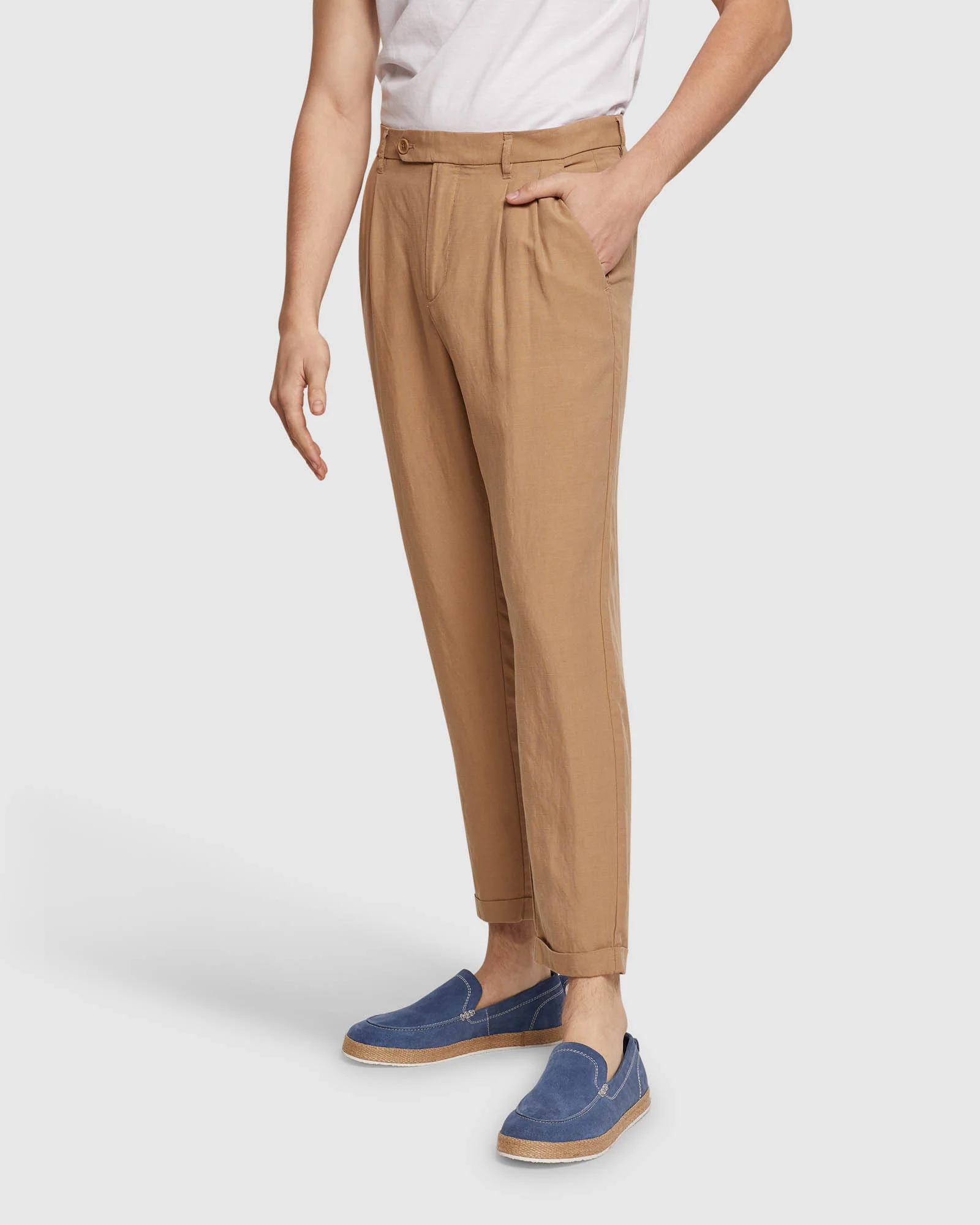 Garrad Tencel Linen Casual Pants - Image 8