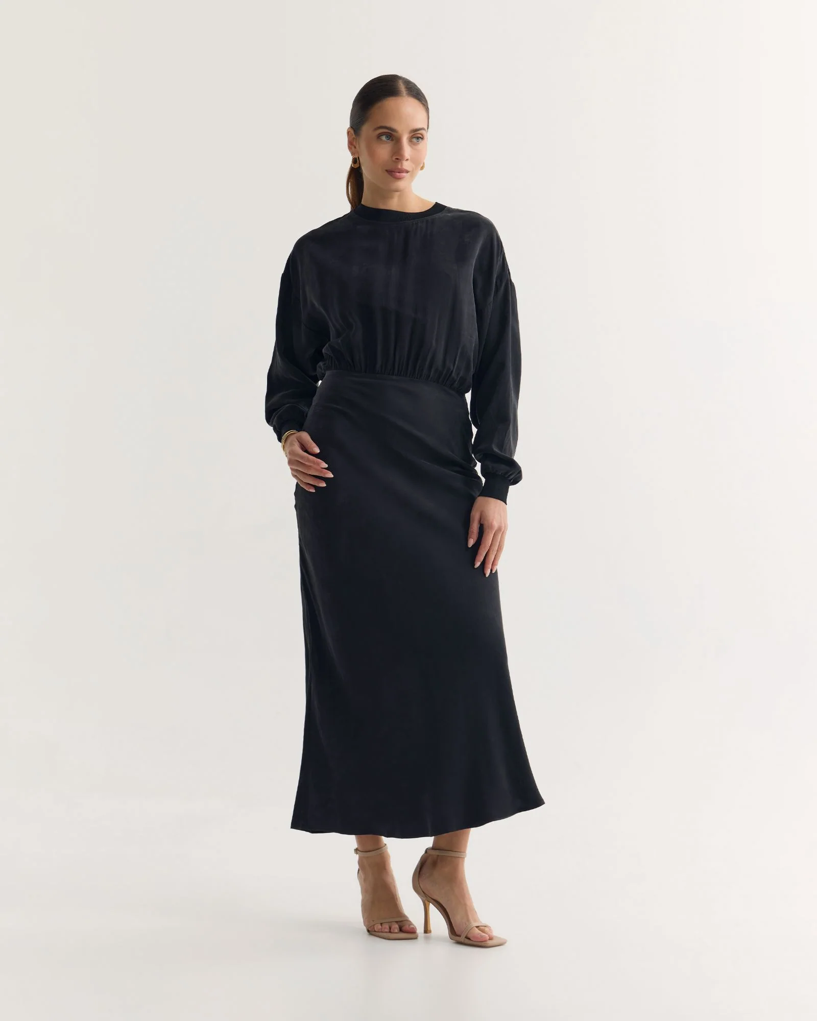 Georgina Cupro Dress - Image 11
