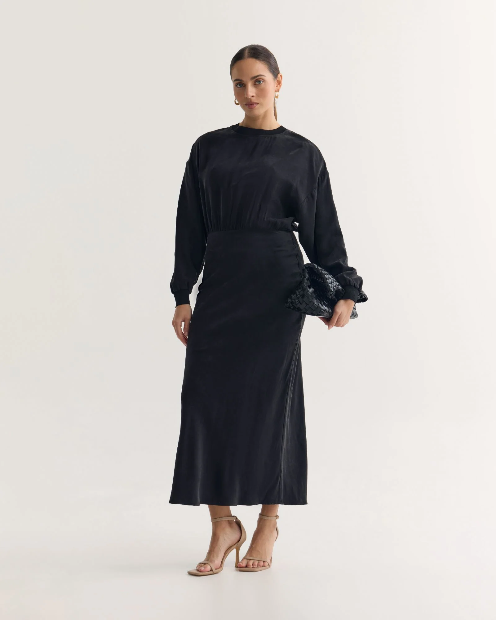 Georgina Cupro Dress - Image 7