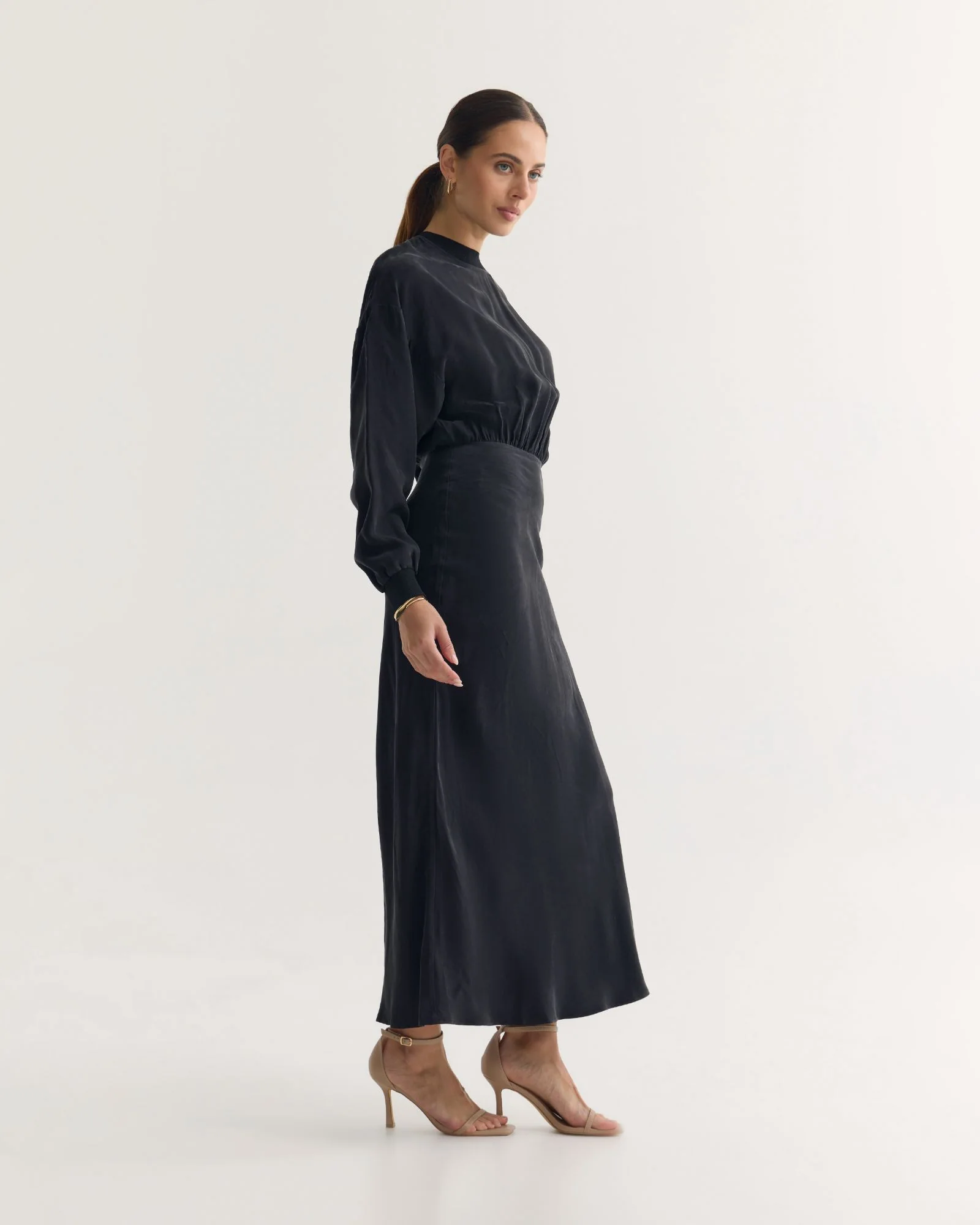 Georgina Cupro Dress - Image 8