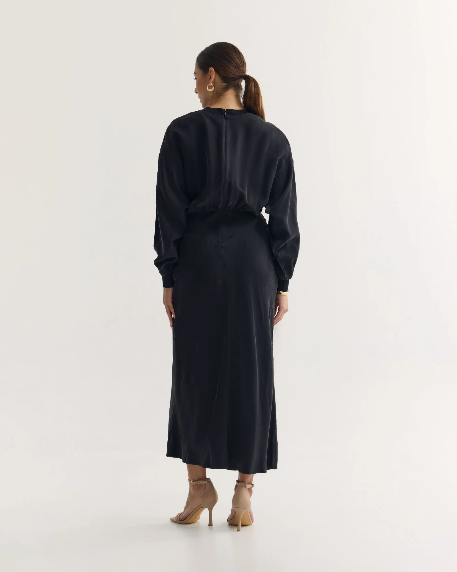 Georgina Cupro Dress - Image 9
