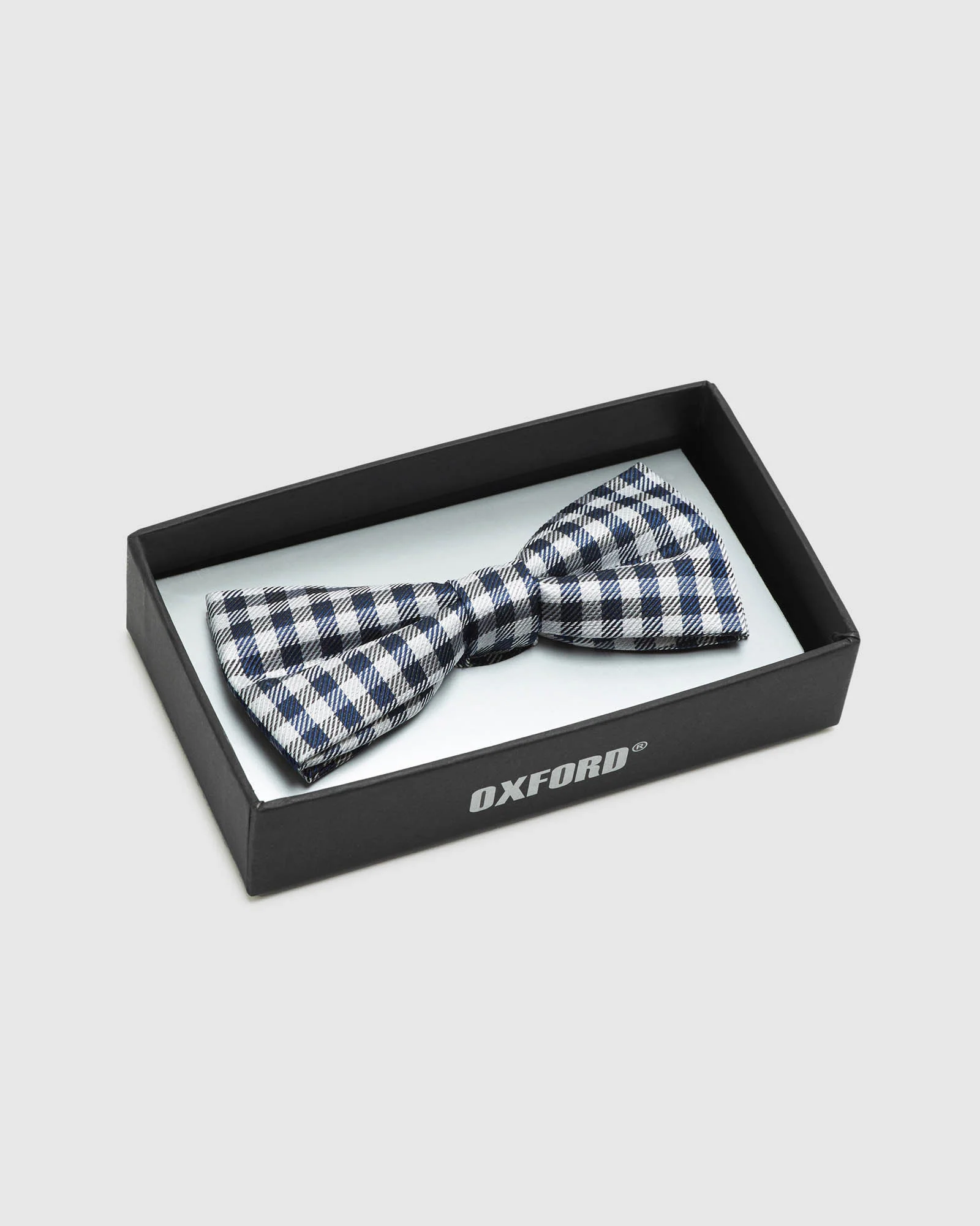 Gingham Silk Bow Tie - Image 3