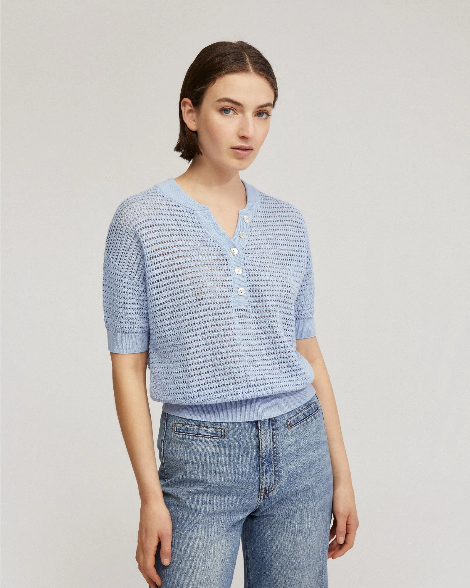 Gita Knitted Button Top - Image 5