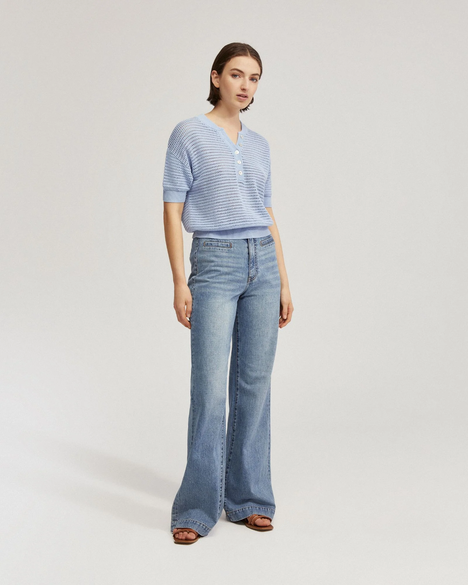 Gita Knitted Button Top - Image 7
