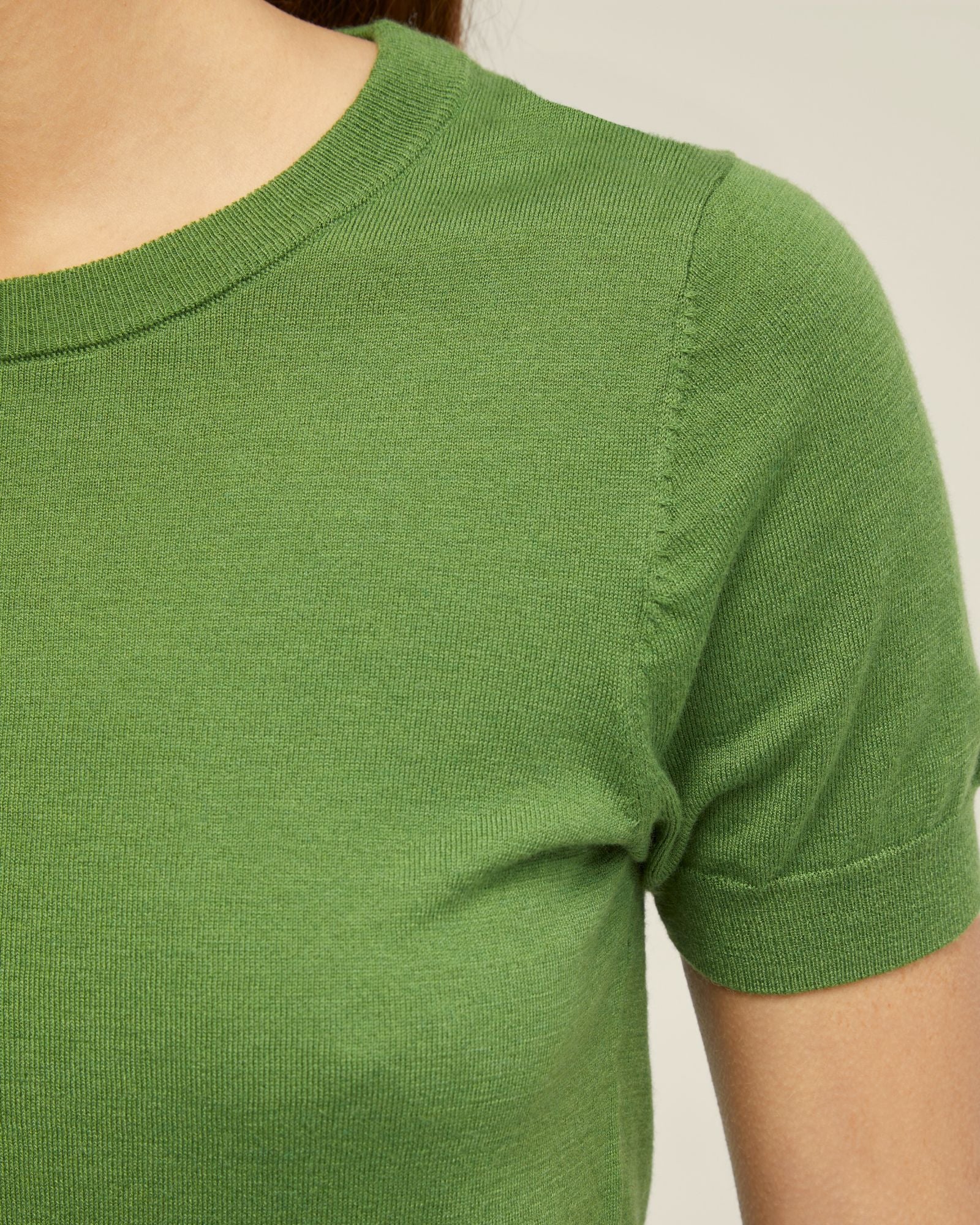 Grace Short Sleeve Cashmere Blend Knit - Image 12