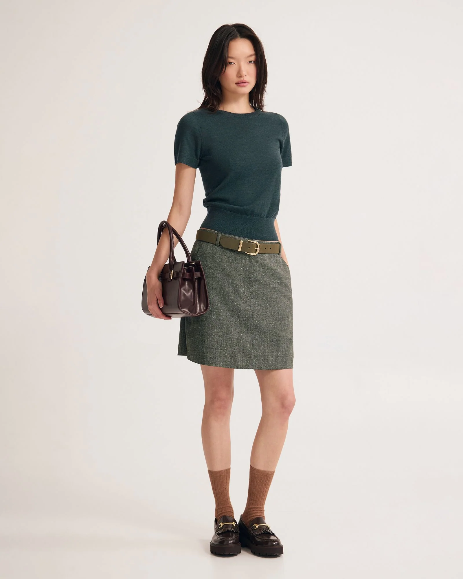 Grace Short Sleeve Merino Knit - Image 16