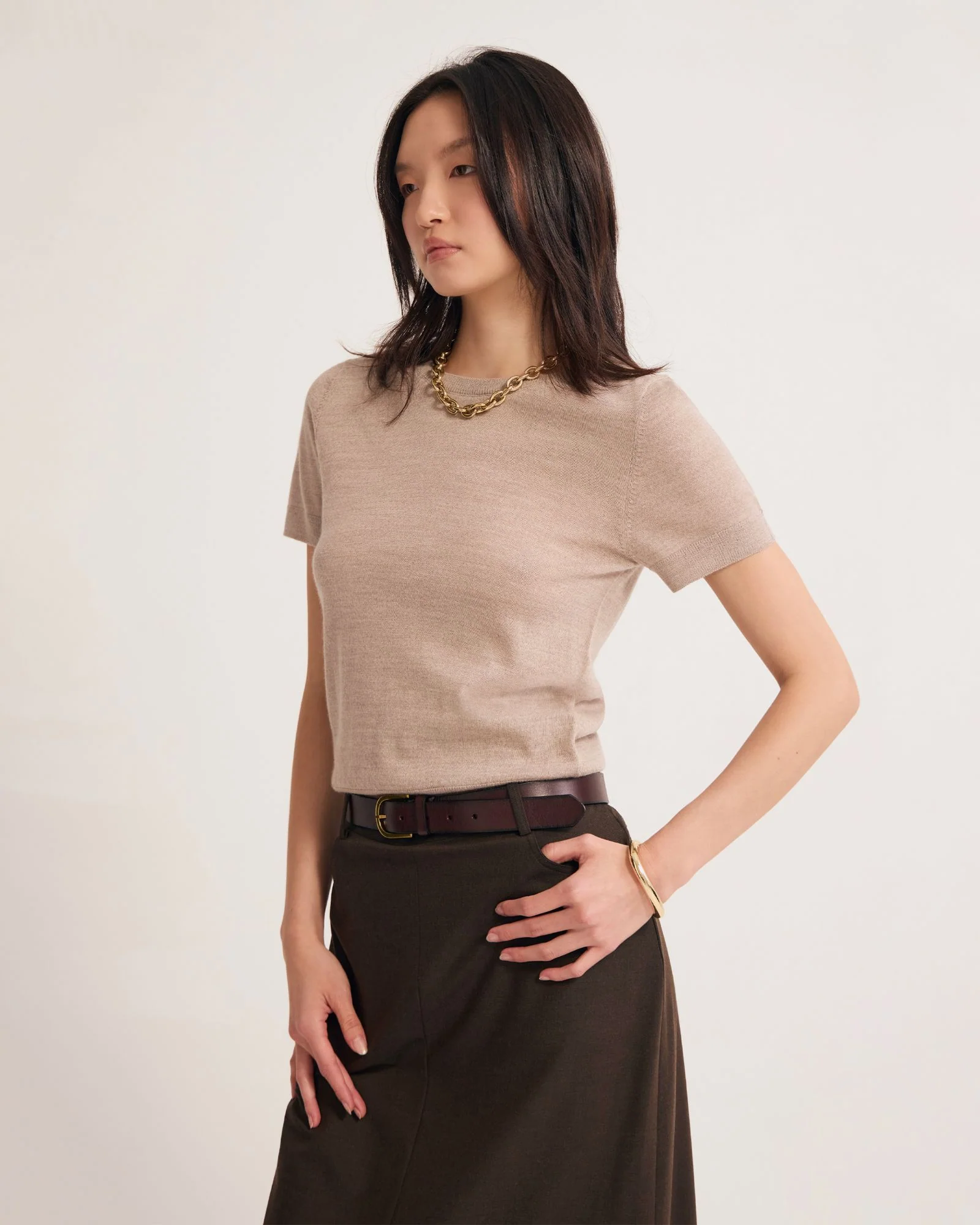 Grace Short Sleeve Merino Knit - Image 19
