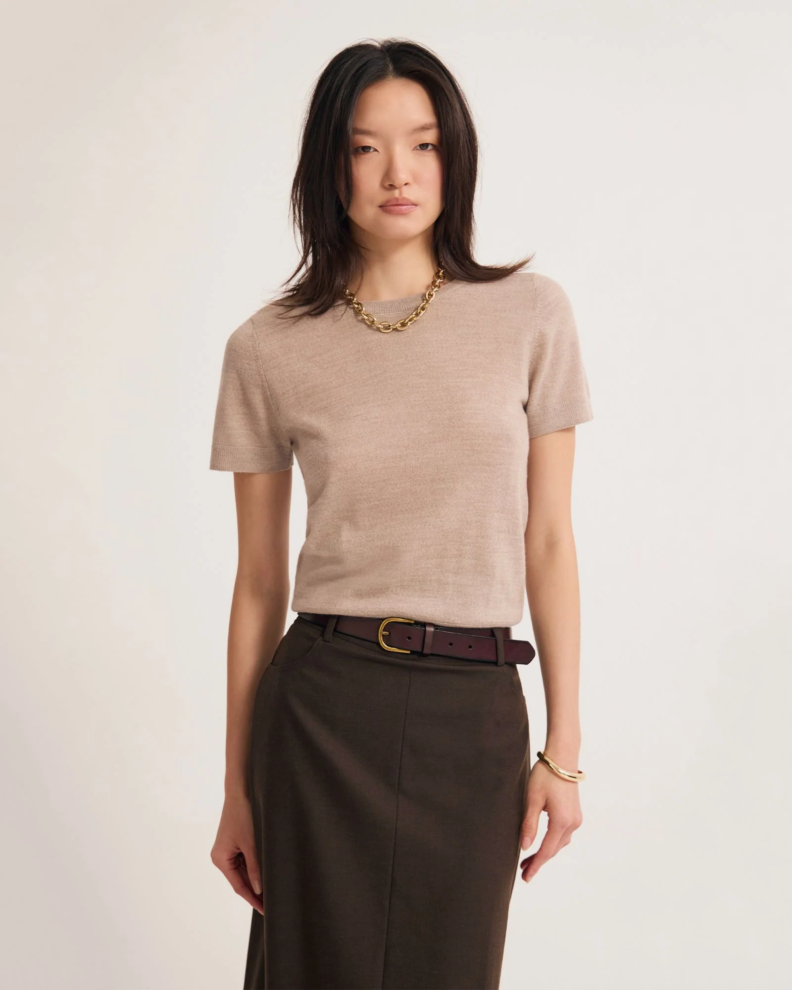Grace Short Sleeve Merino Knit - Image 22