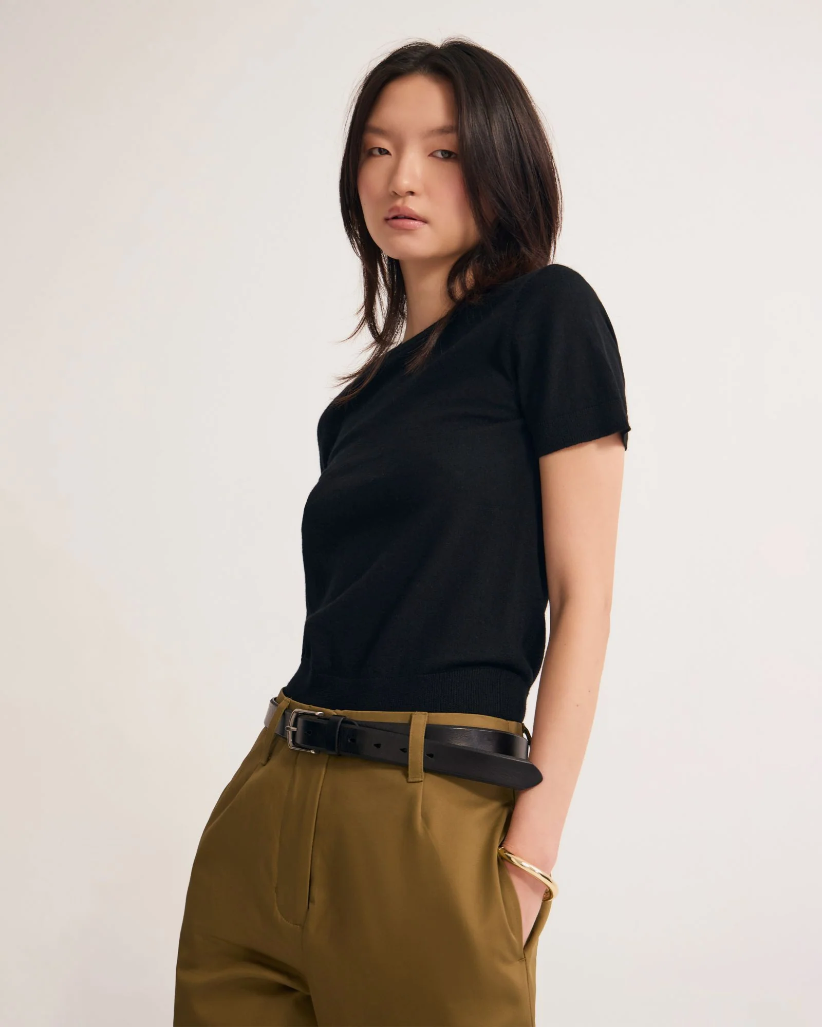 Grace Short Sleeve Merino Knit - Image 25