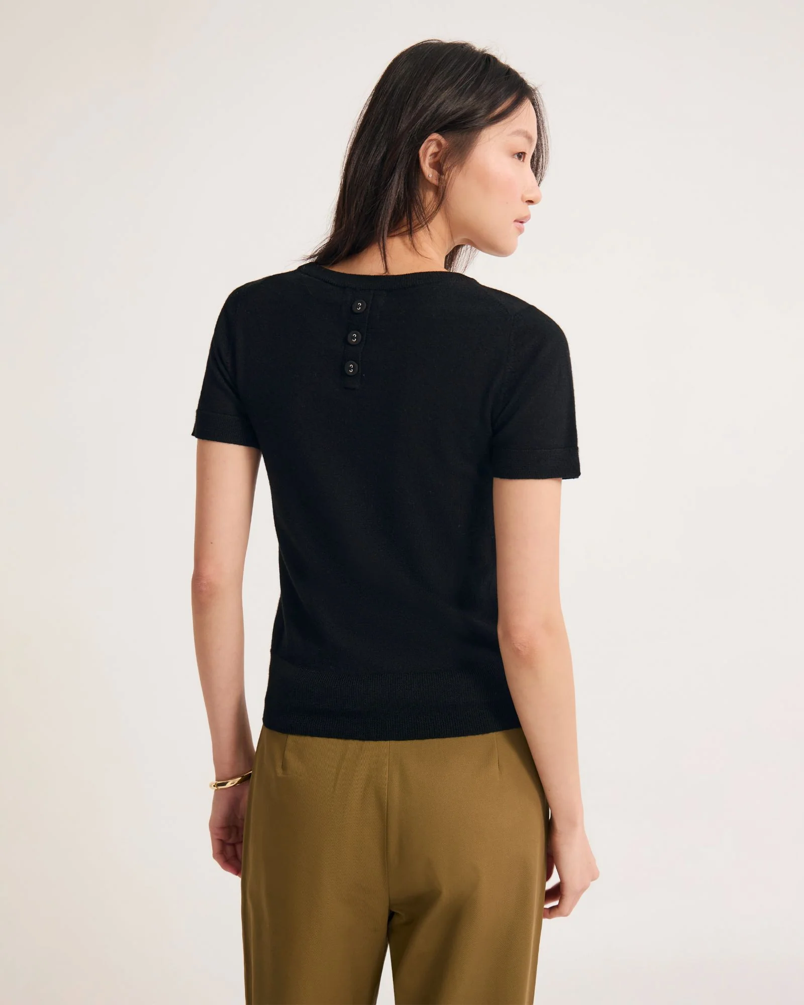 Grace Short Sleeve Merino Knit - Image 26