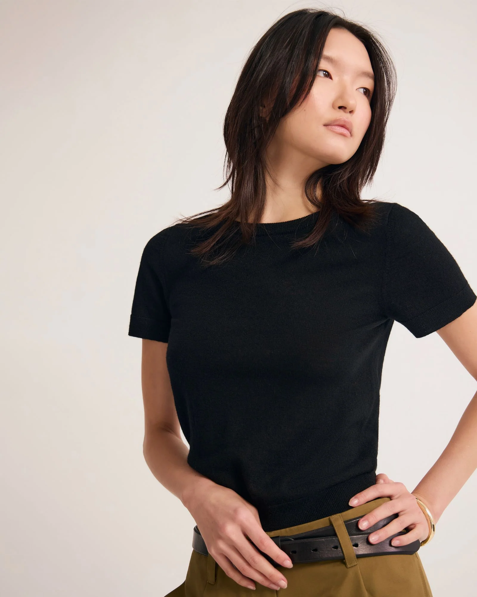 Grace Short Sleeve Merino Knit - Image 27