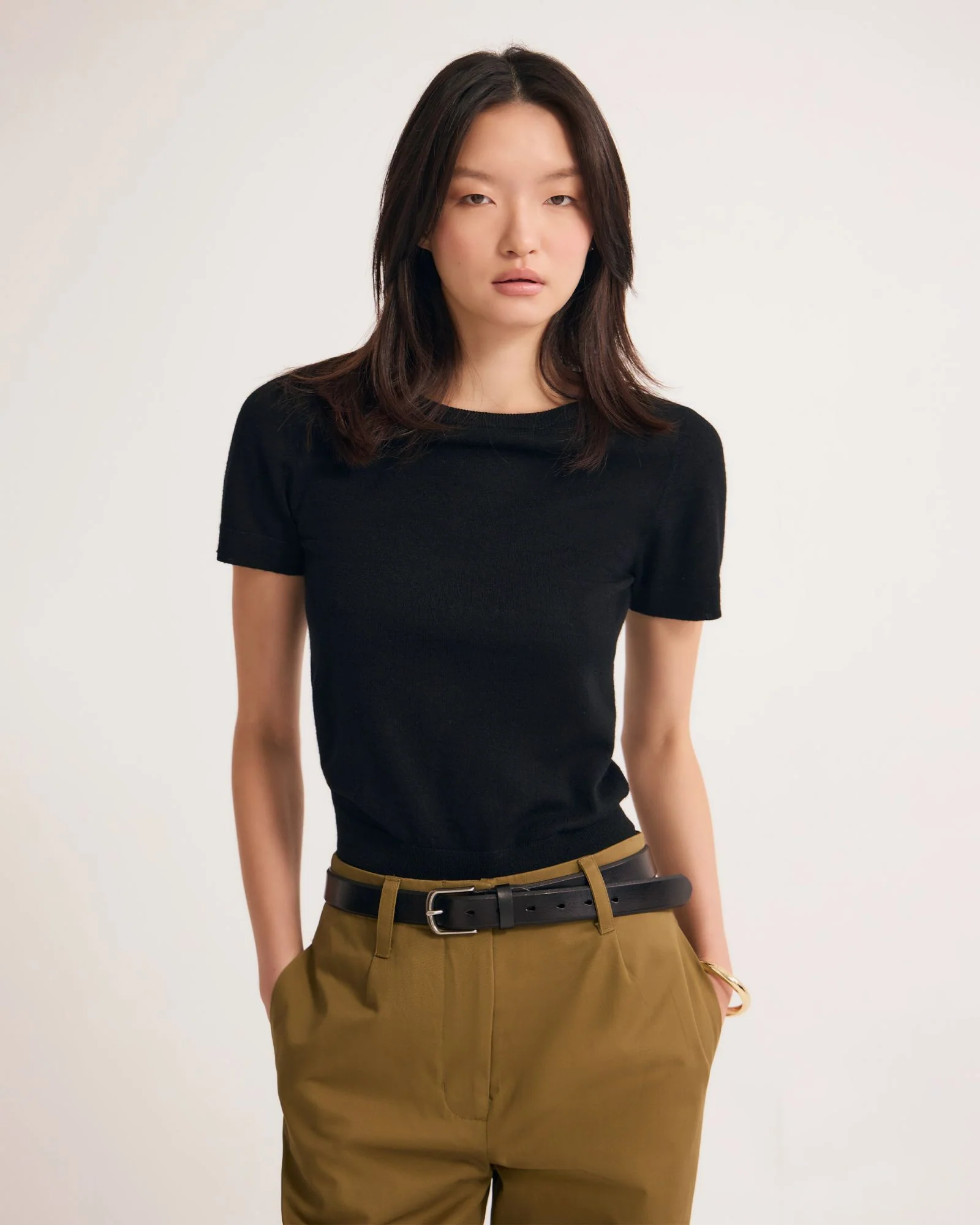 Grace Short Sleeve Merino Knit - Image 28