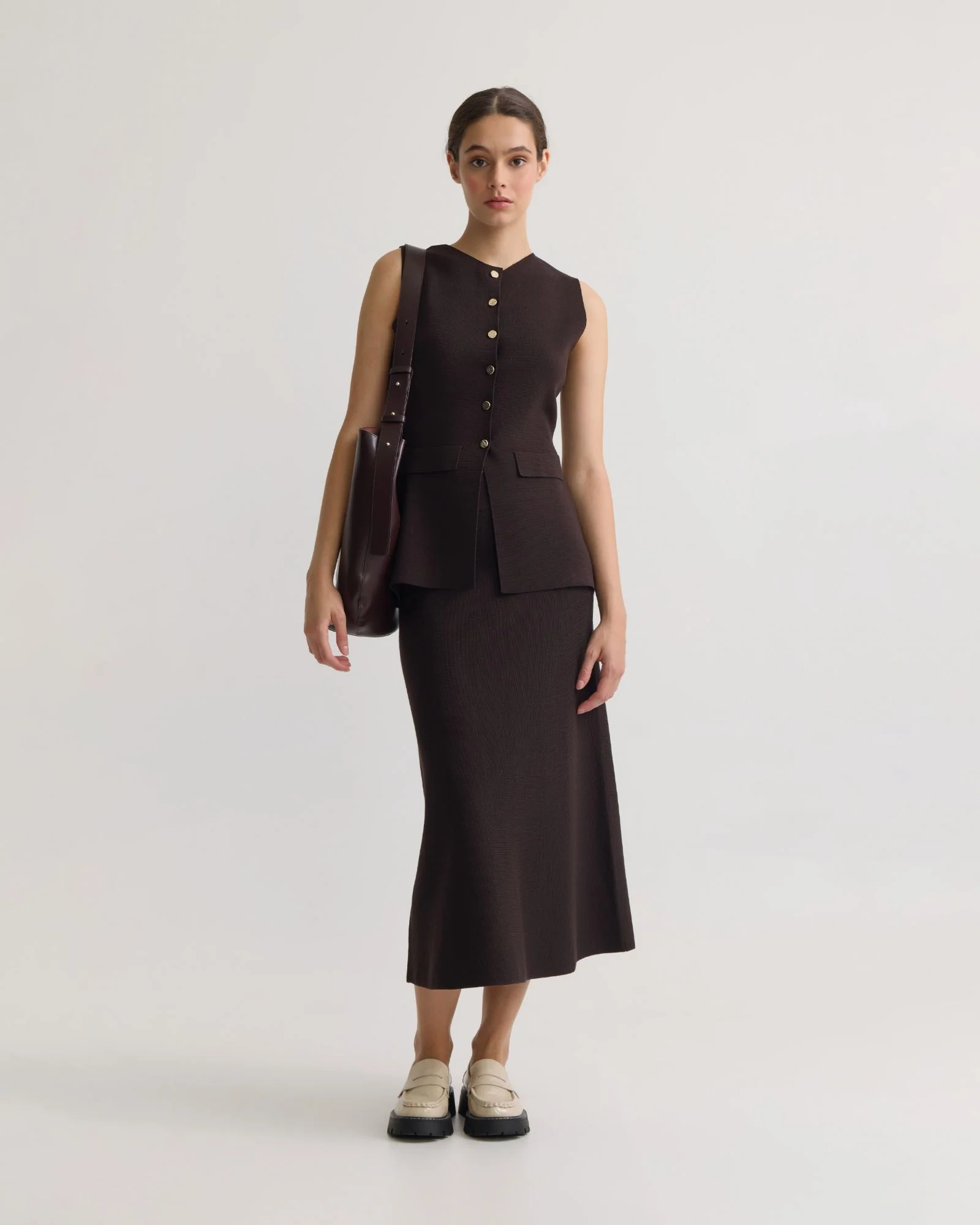 Gracie Knitted Midi Skirt - Image 11