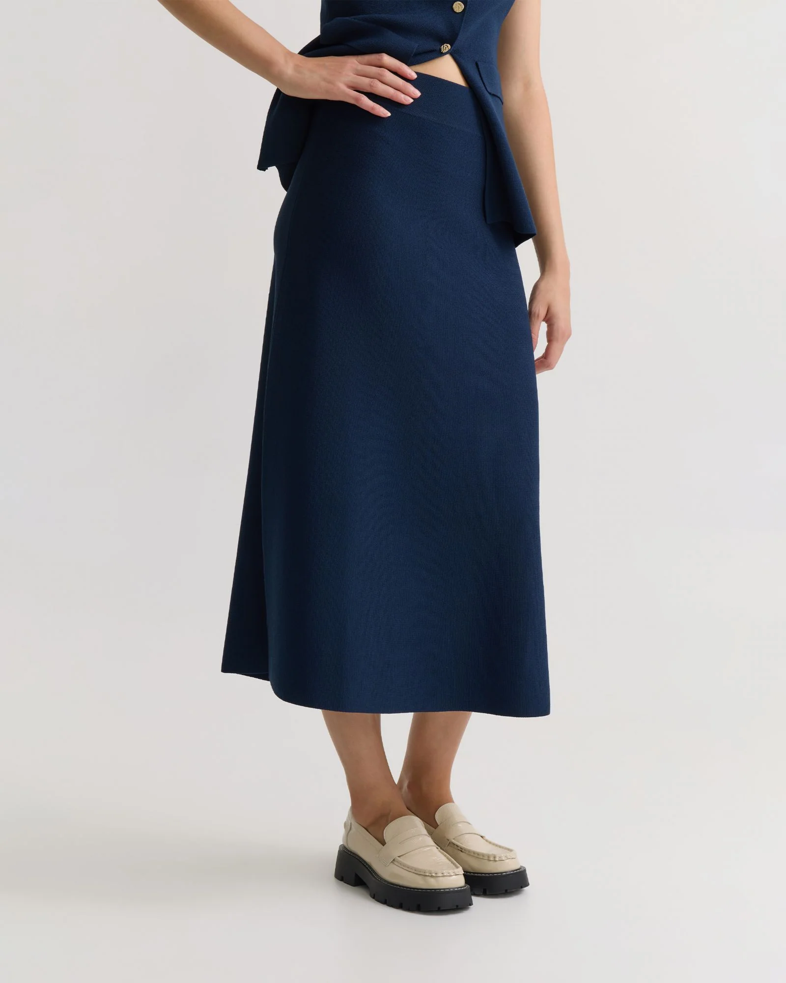Gracie Knitted Midi Skirt - Image 2