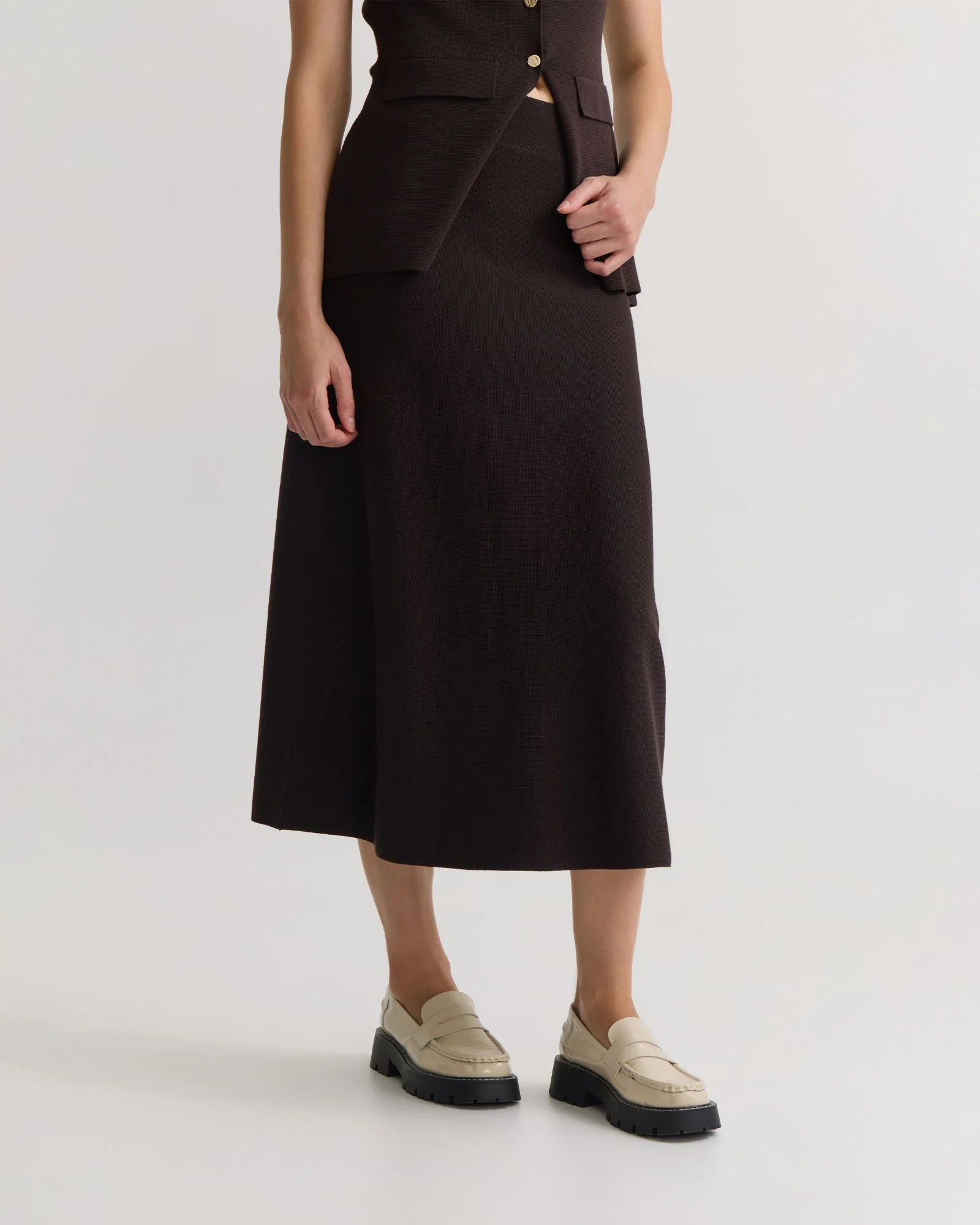 Gracie Knitted Midi Skirt - Image 8