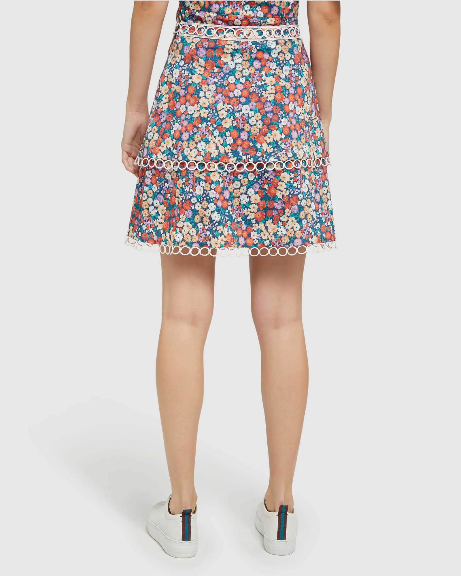 Greta Ditsy Floral Skirt - Image 3