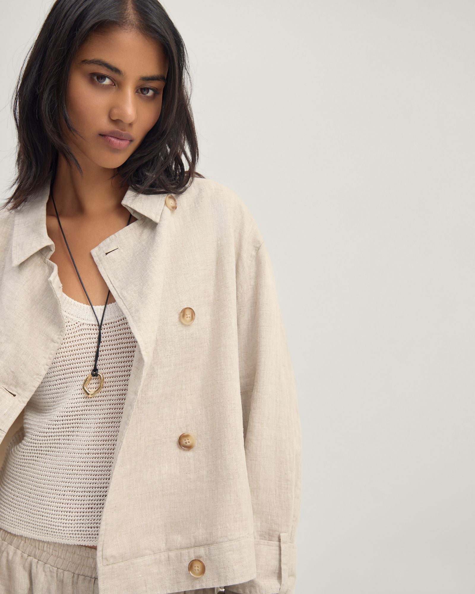 Griffin Linen Bomber - Image 7