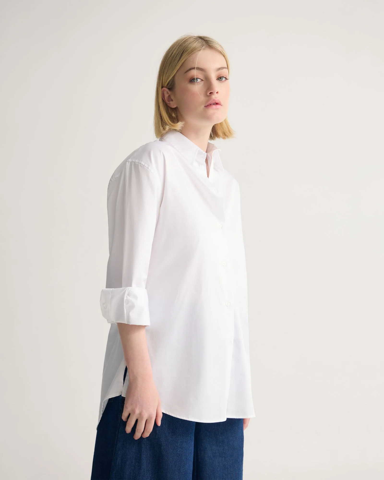 Hailey Oversize Cotton Shirt - Image 15