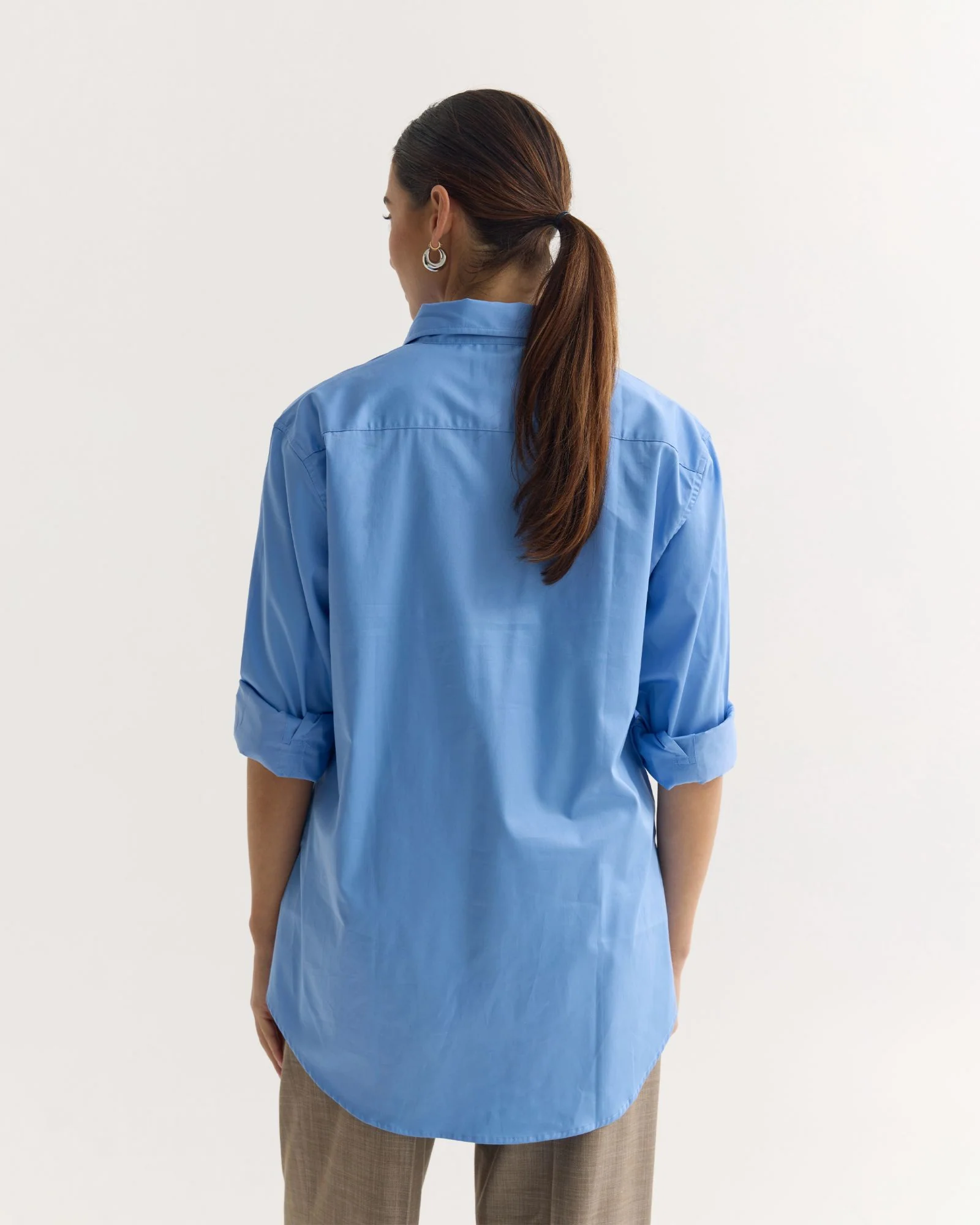 Hailey Oversize Cotton Shirt - Image 3