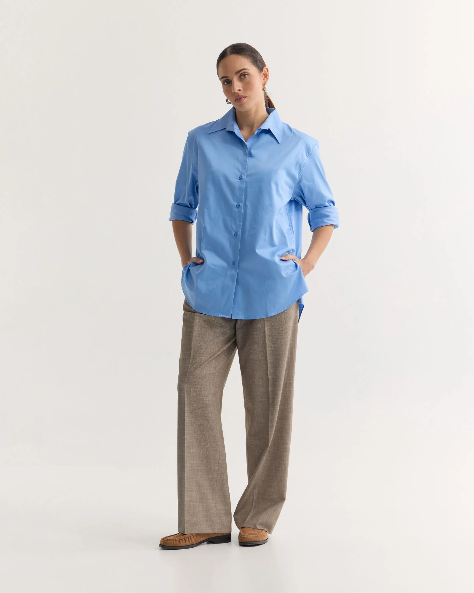Hailey Oversize Cotton Shirt - Image 5