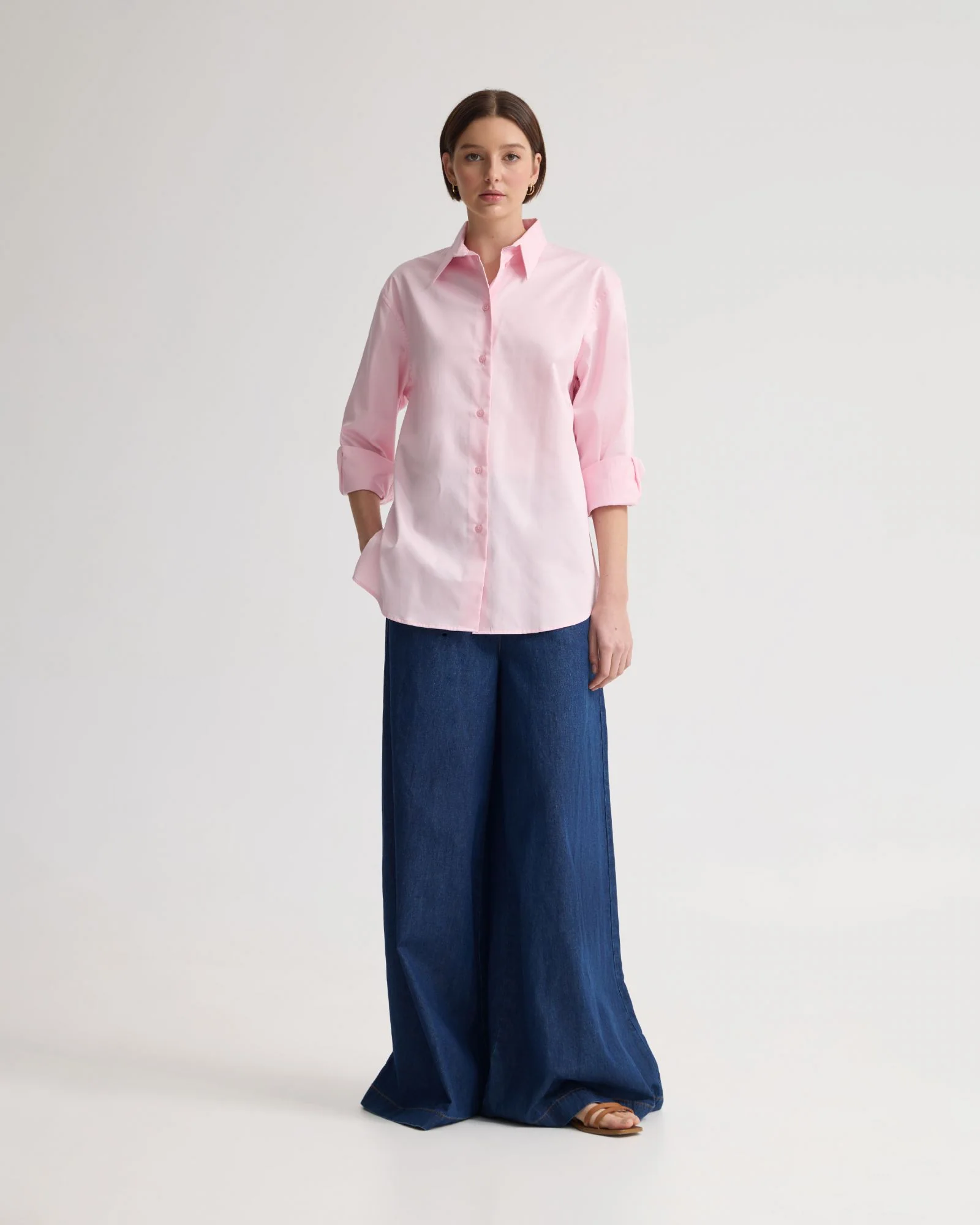 Hailey Oversize Cotton Shirt - Image 8