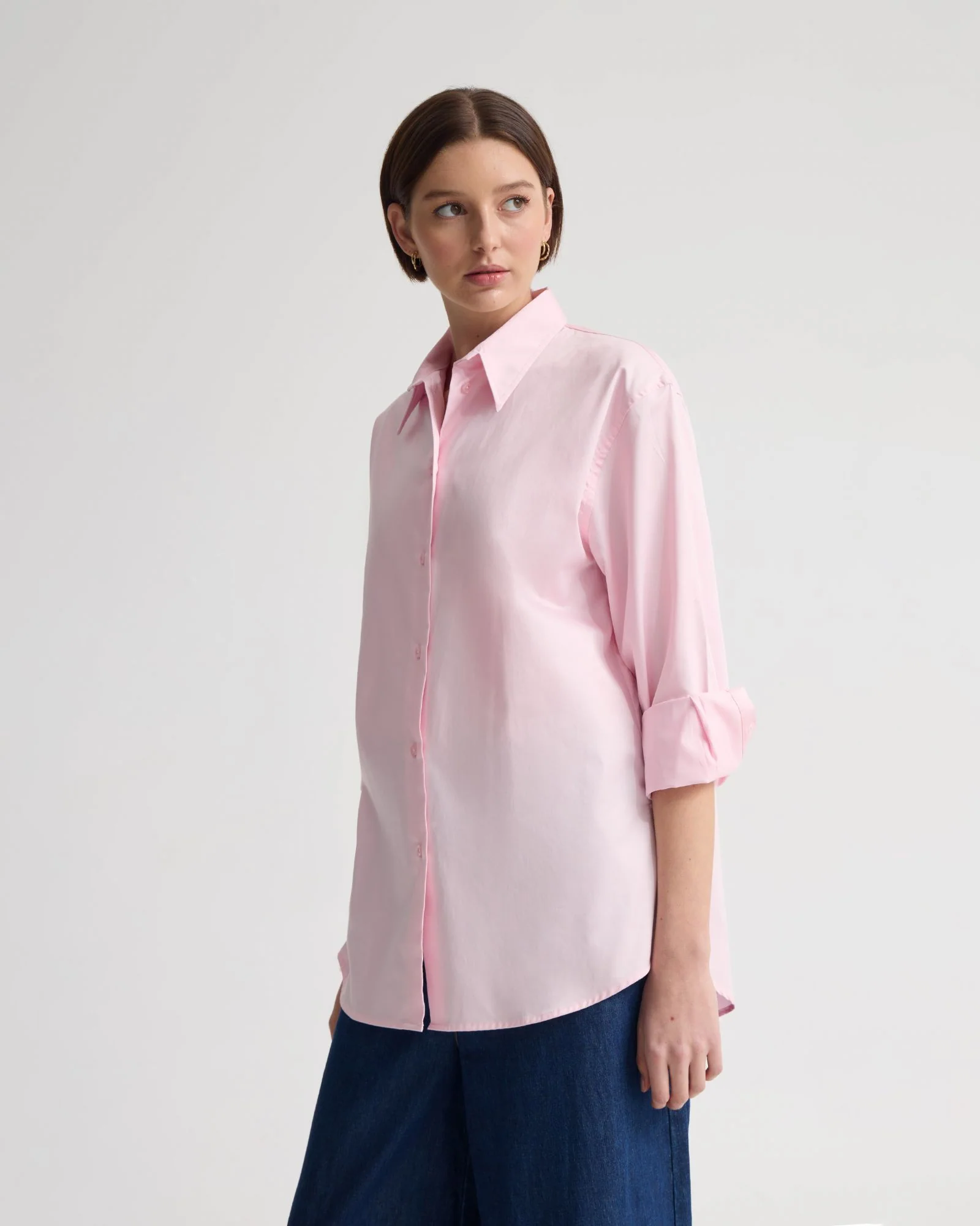 Hailey Oversize Cotton Shirt - Image 9
