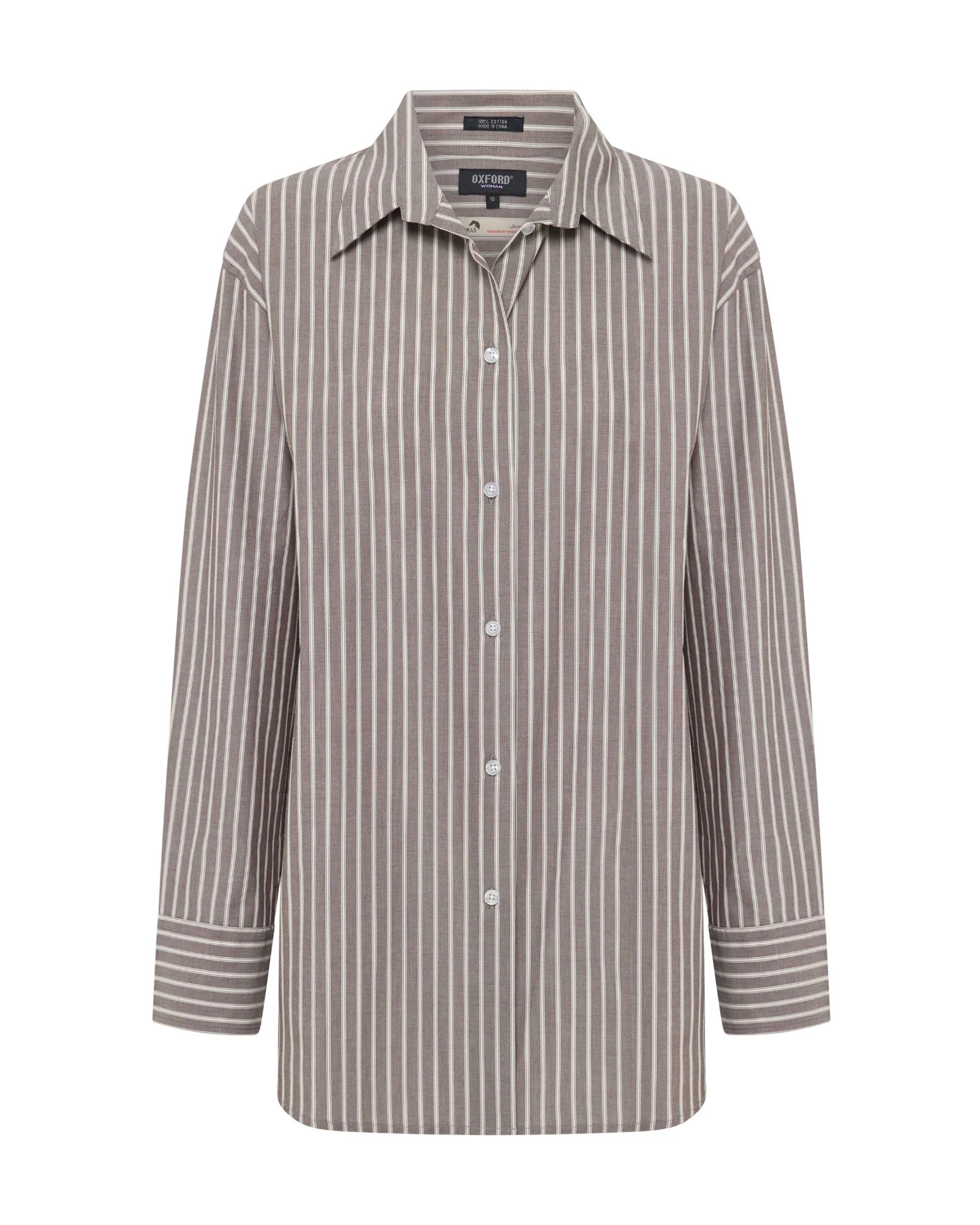 Hailey Striped Euro Fabric Shirt