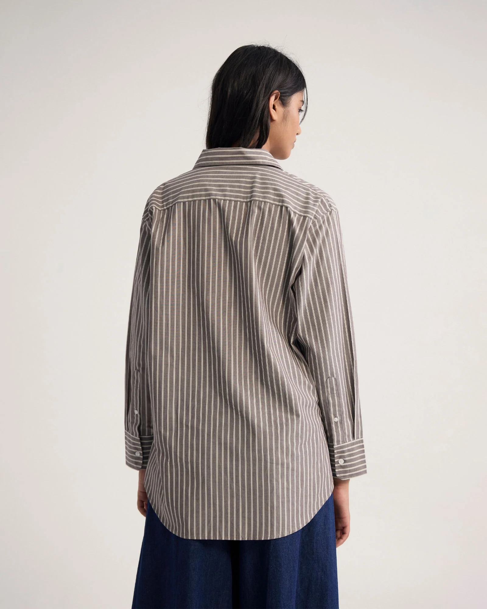 Hailey Striped Euro Fabric Shirt - Image 4