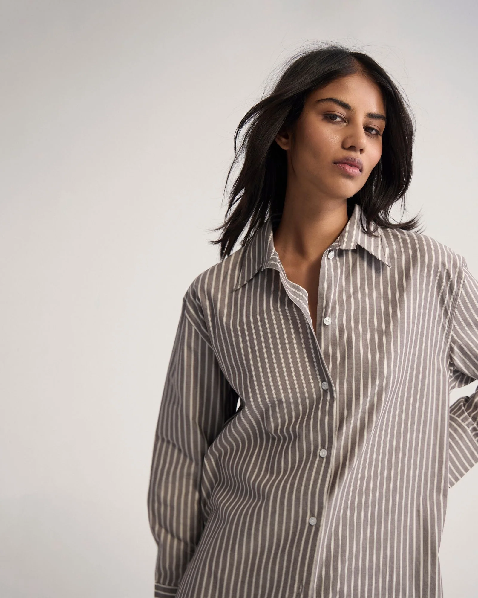 Hailey Striped Euro Fabric Shirt - Image 5