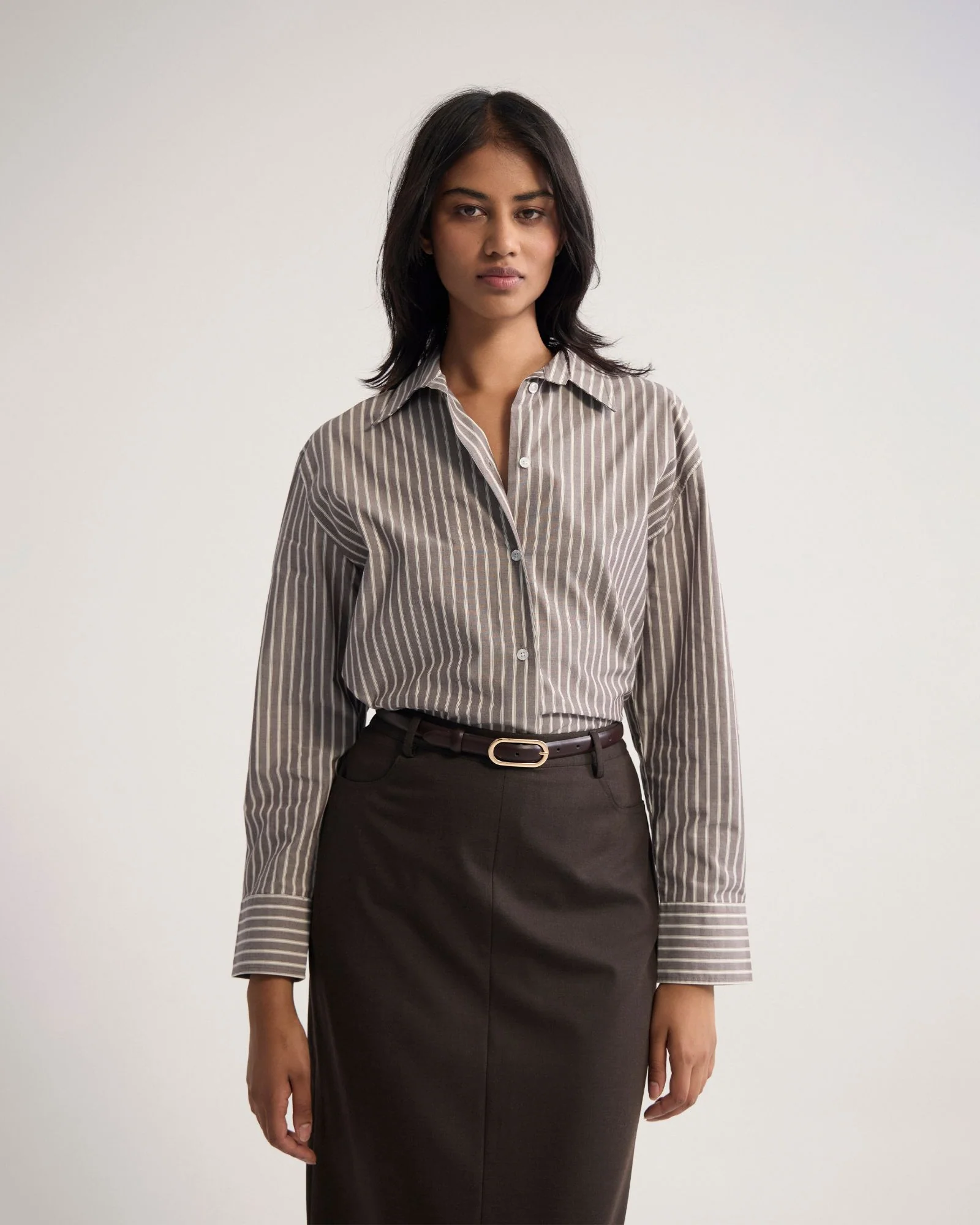 Hailey Striped Euro Fabric Shirt - Image 9