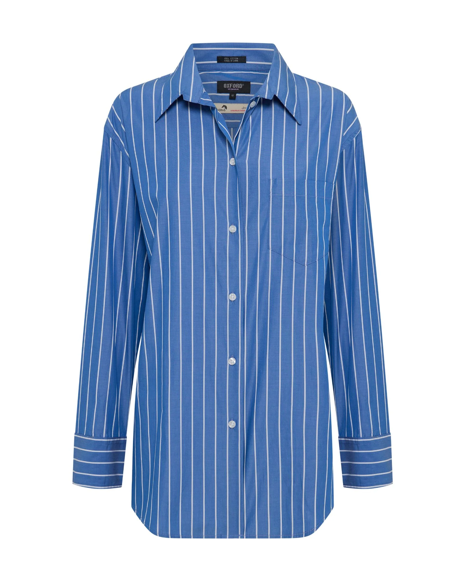 Hailey Striped Euro Fabric Shirt