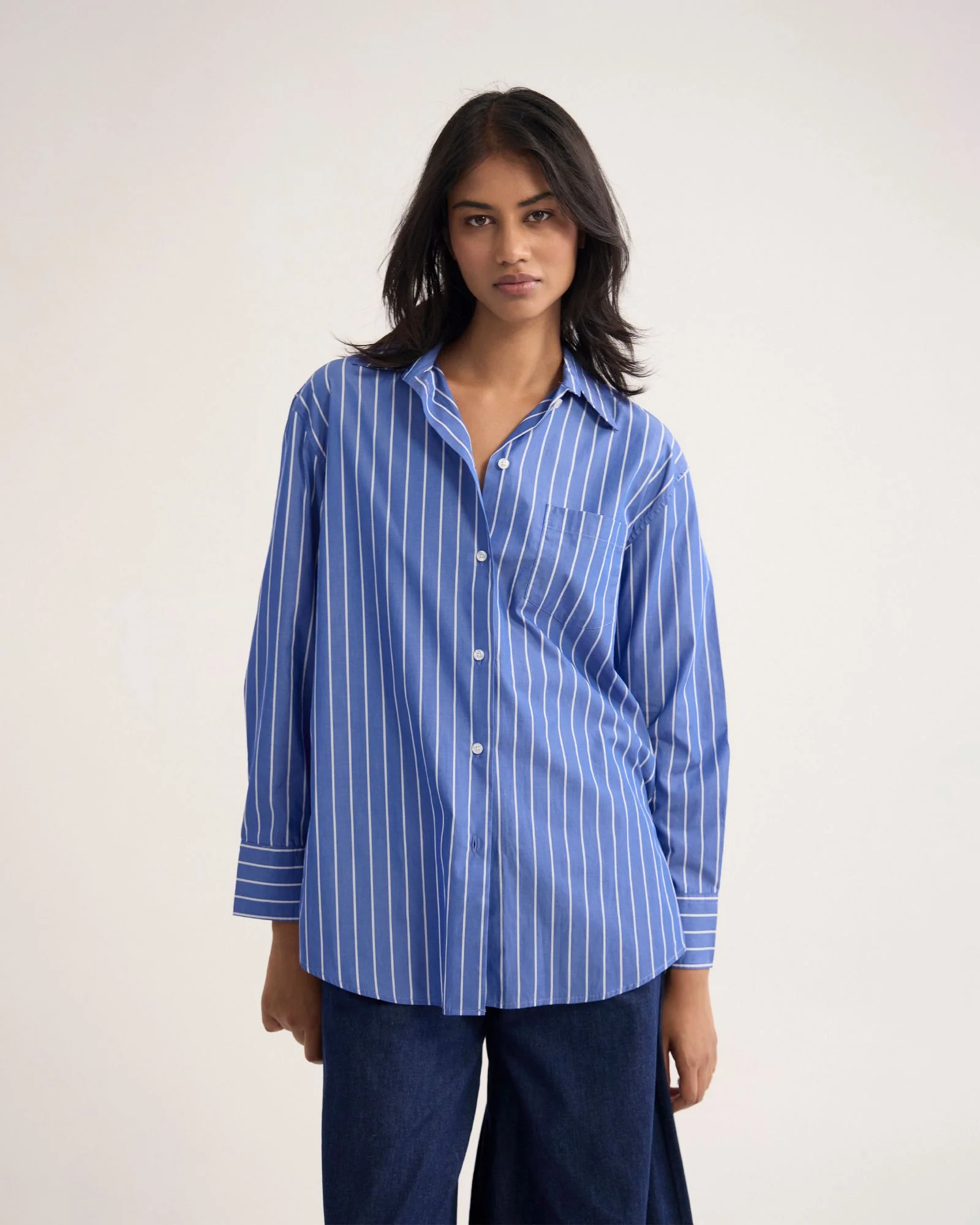 Hailey Striped Euro Fabric Shirt - Image 6
