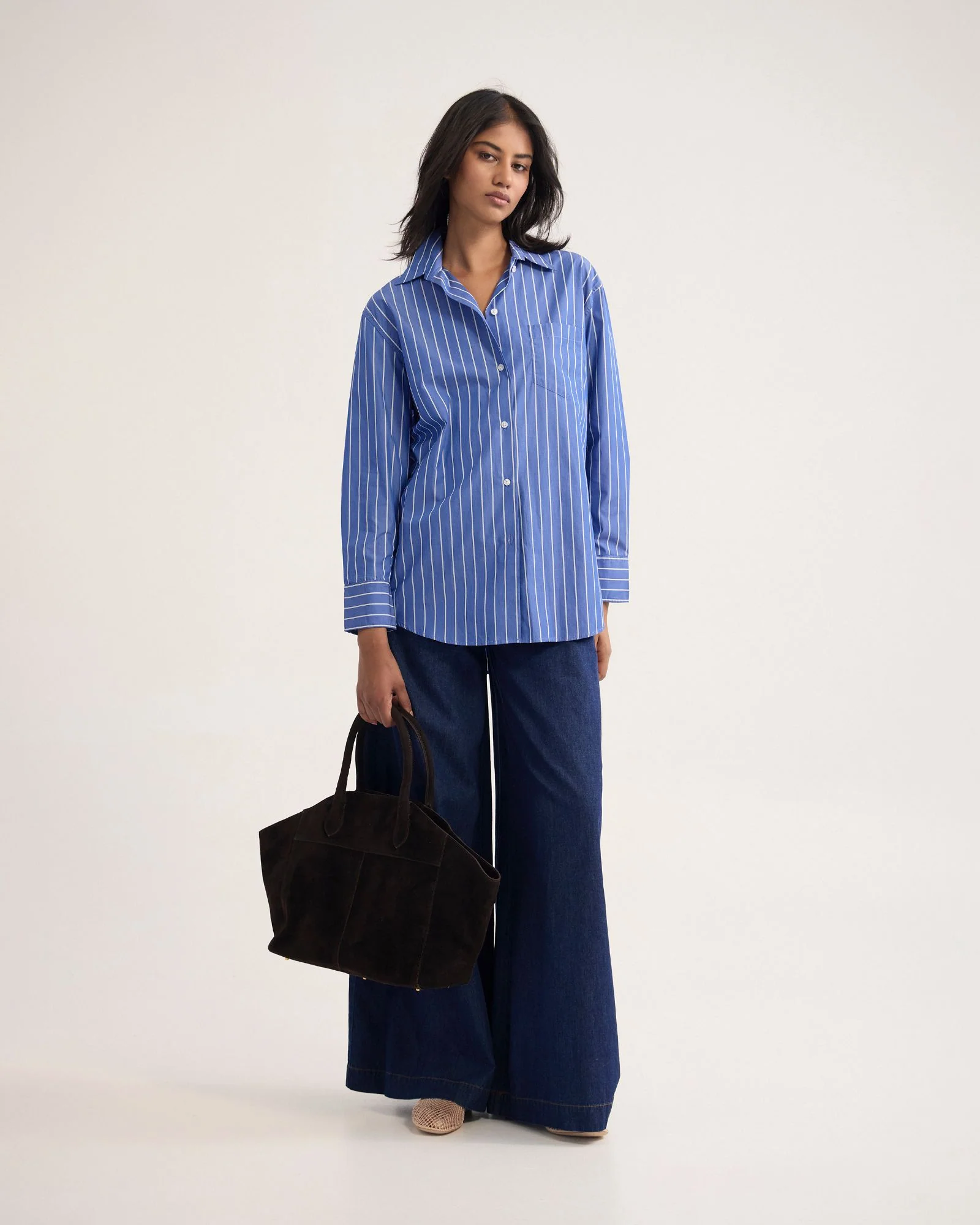 Hailey Striped Euro Fabric Shirt - Image 8