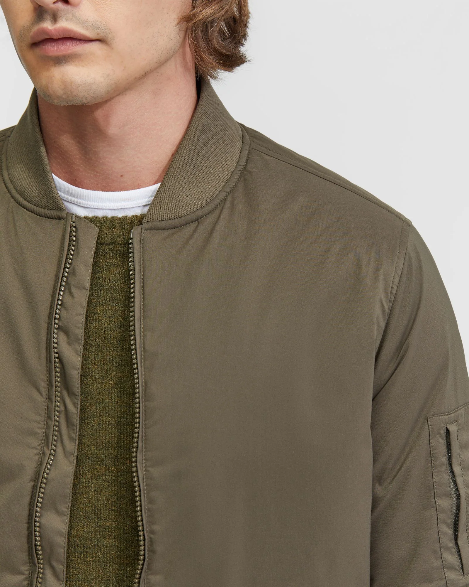 Hamish Padded Bomber Jacket - Image 12
