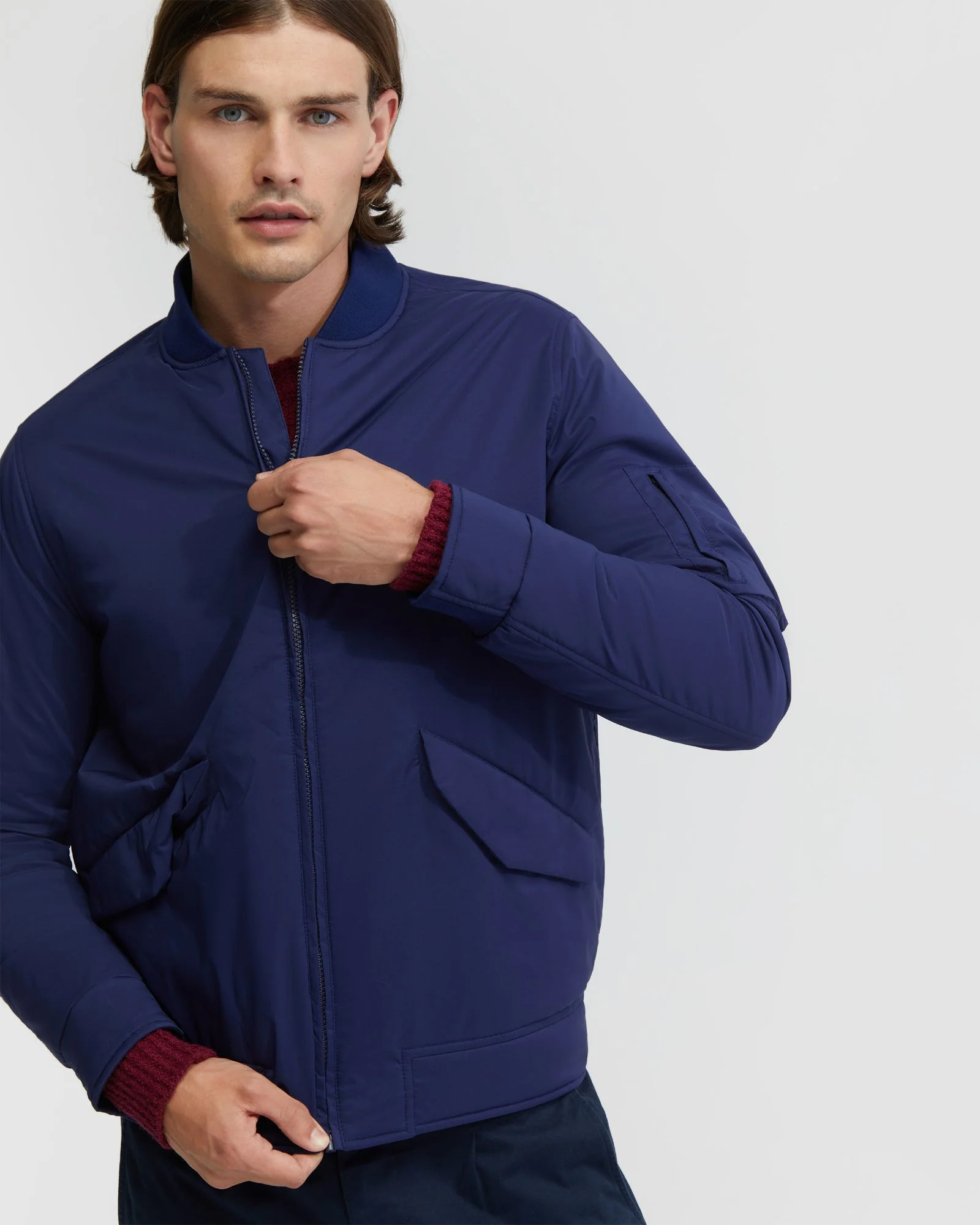 Hamish Padded Bomber Jacket - Image 4