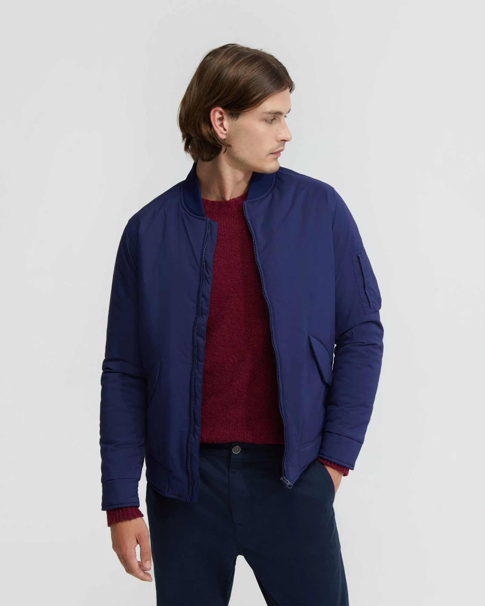 Hamish Padded Bomber Jacket - Image 5