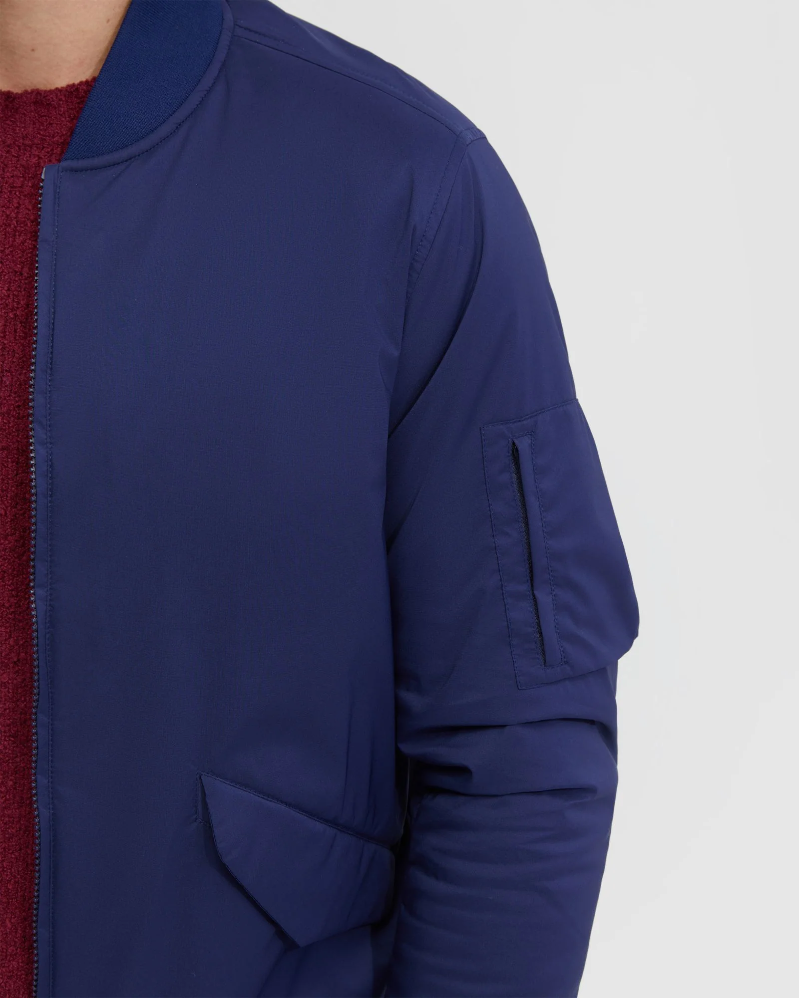 Hamish Padded Bomber Jacket - Image 6