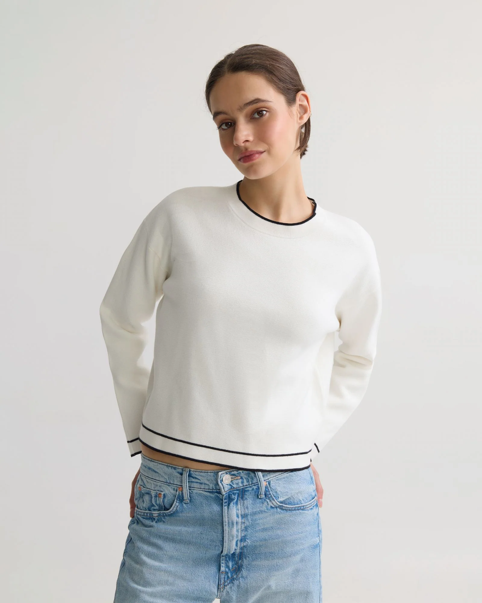 Harper Contrast Trim Knit - Image 11