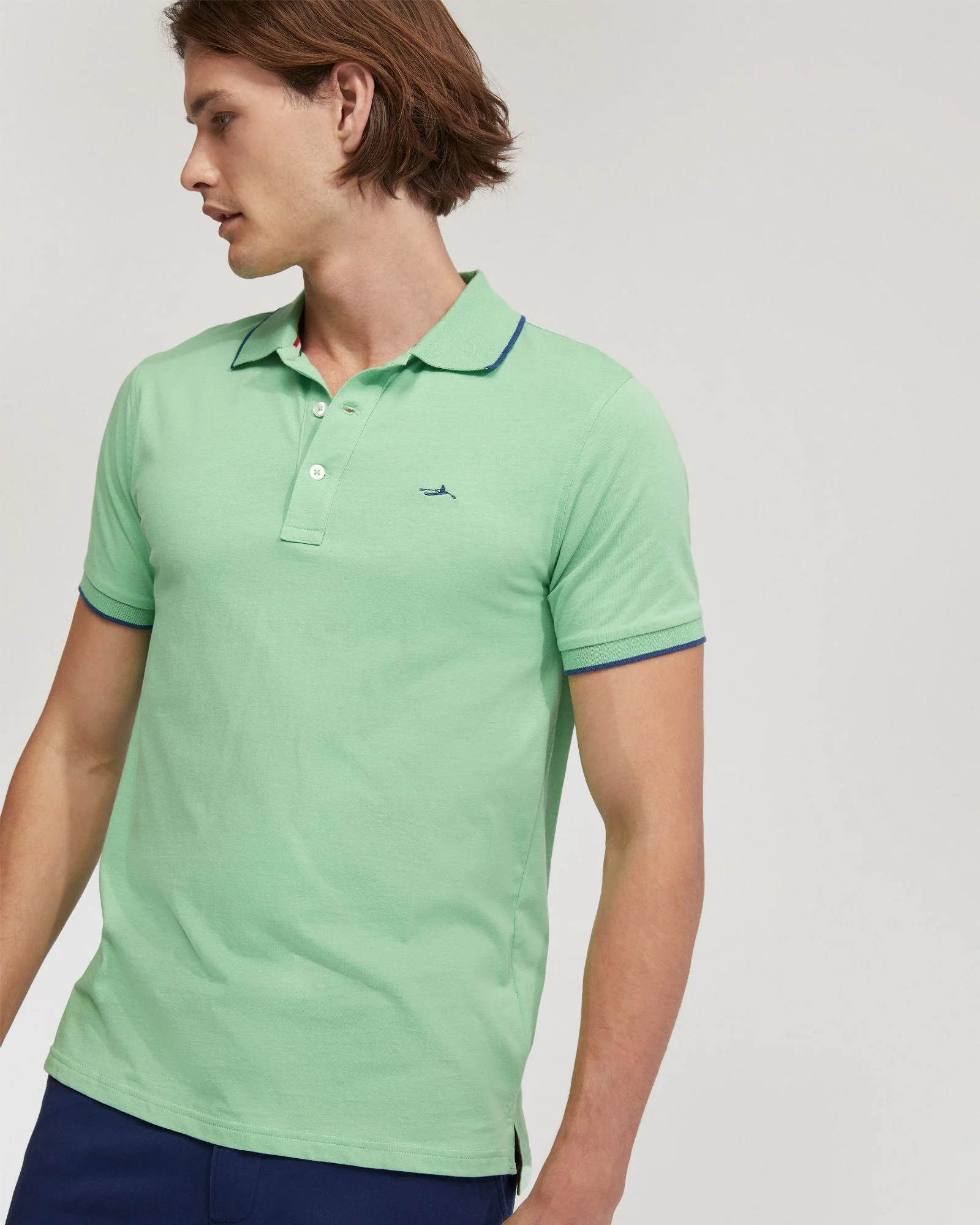 Henry Cotton Jersey Tipping Polo - Image 11