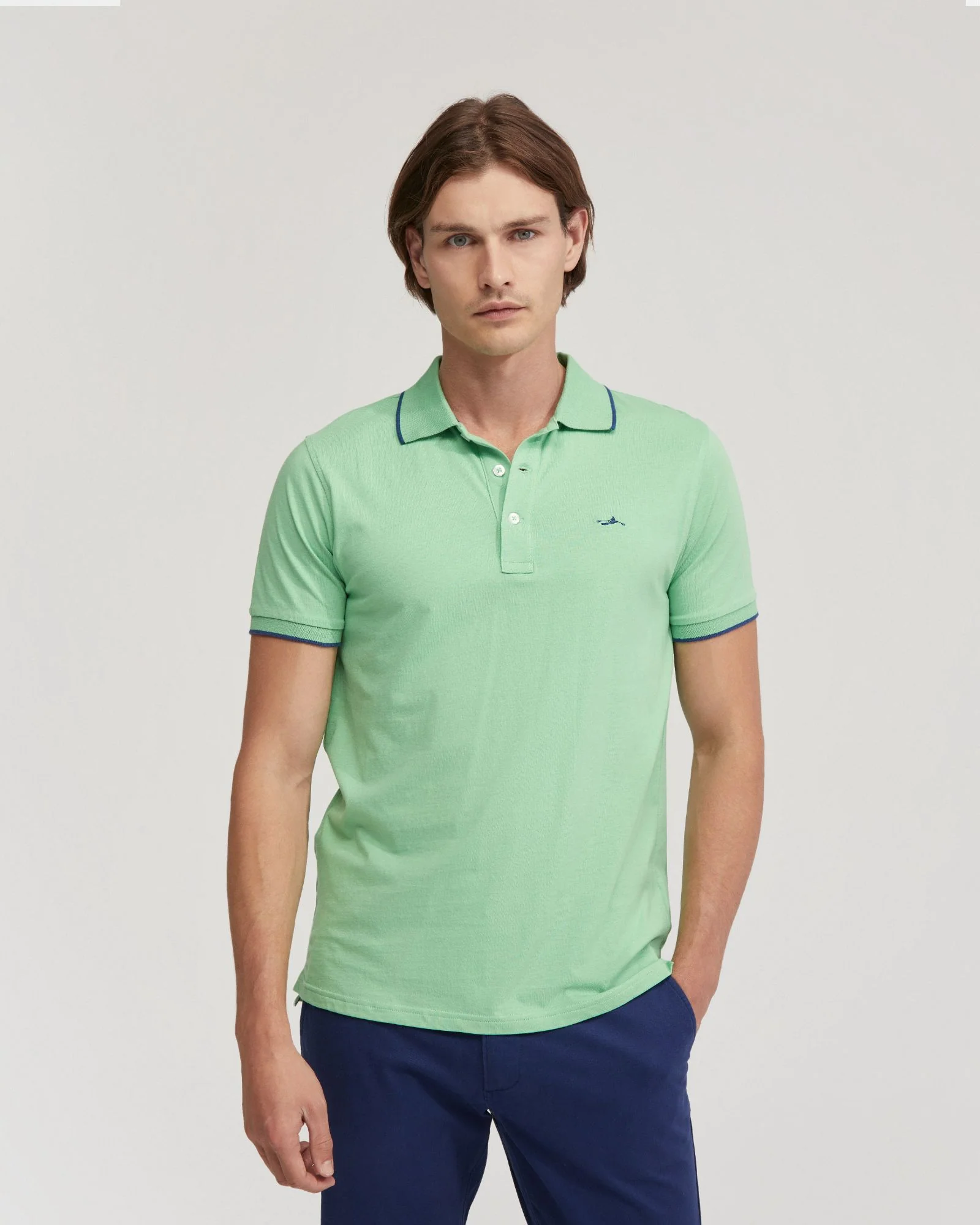 Henry Cotton Jersey Tipping Polo - Image 12