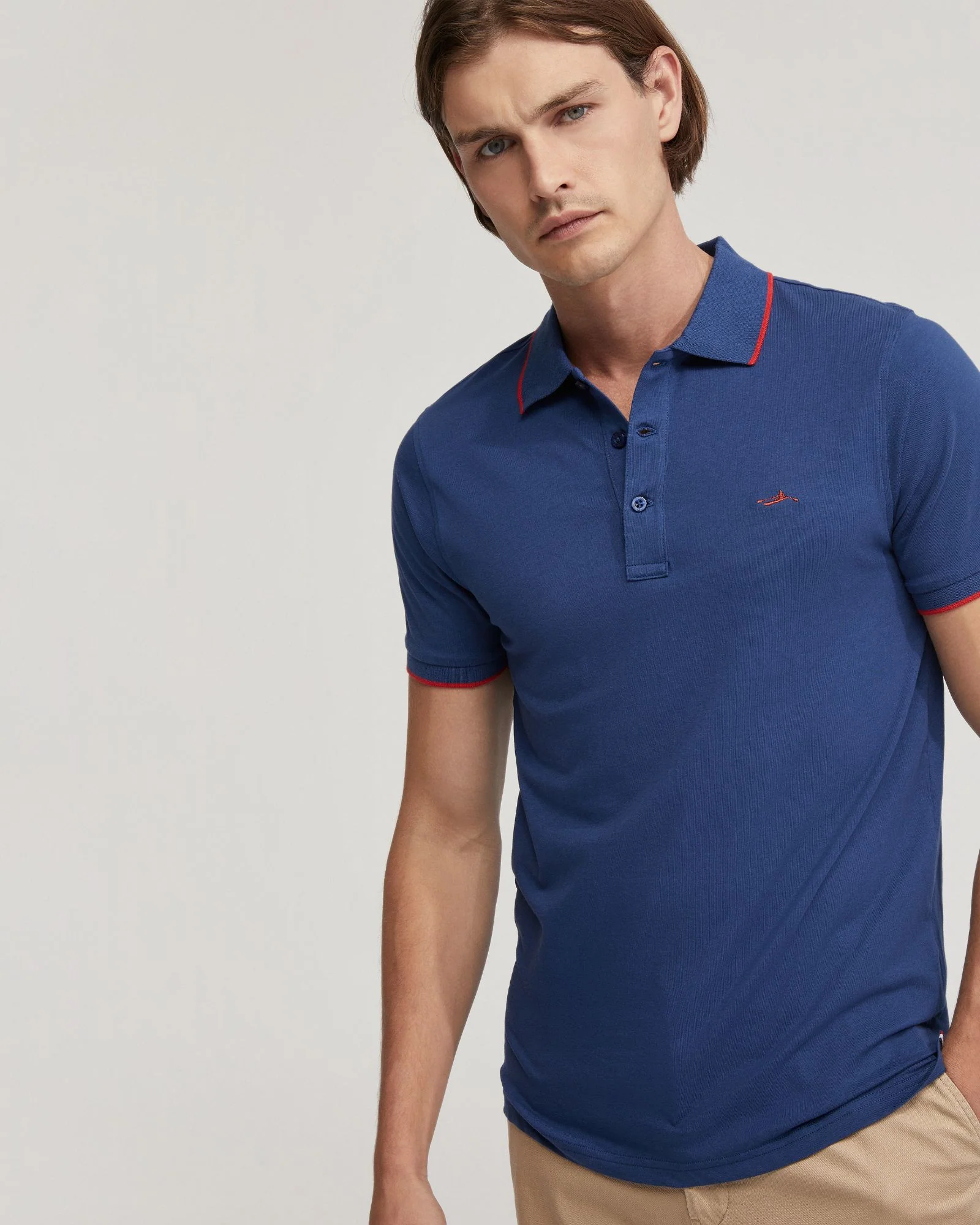 Henry Cotton Jersey Tipping Polo - Image 4